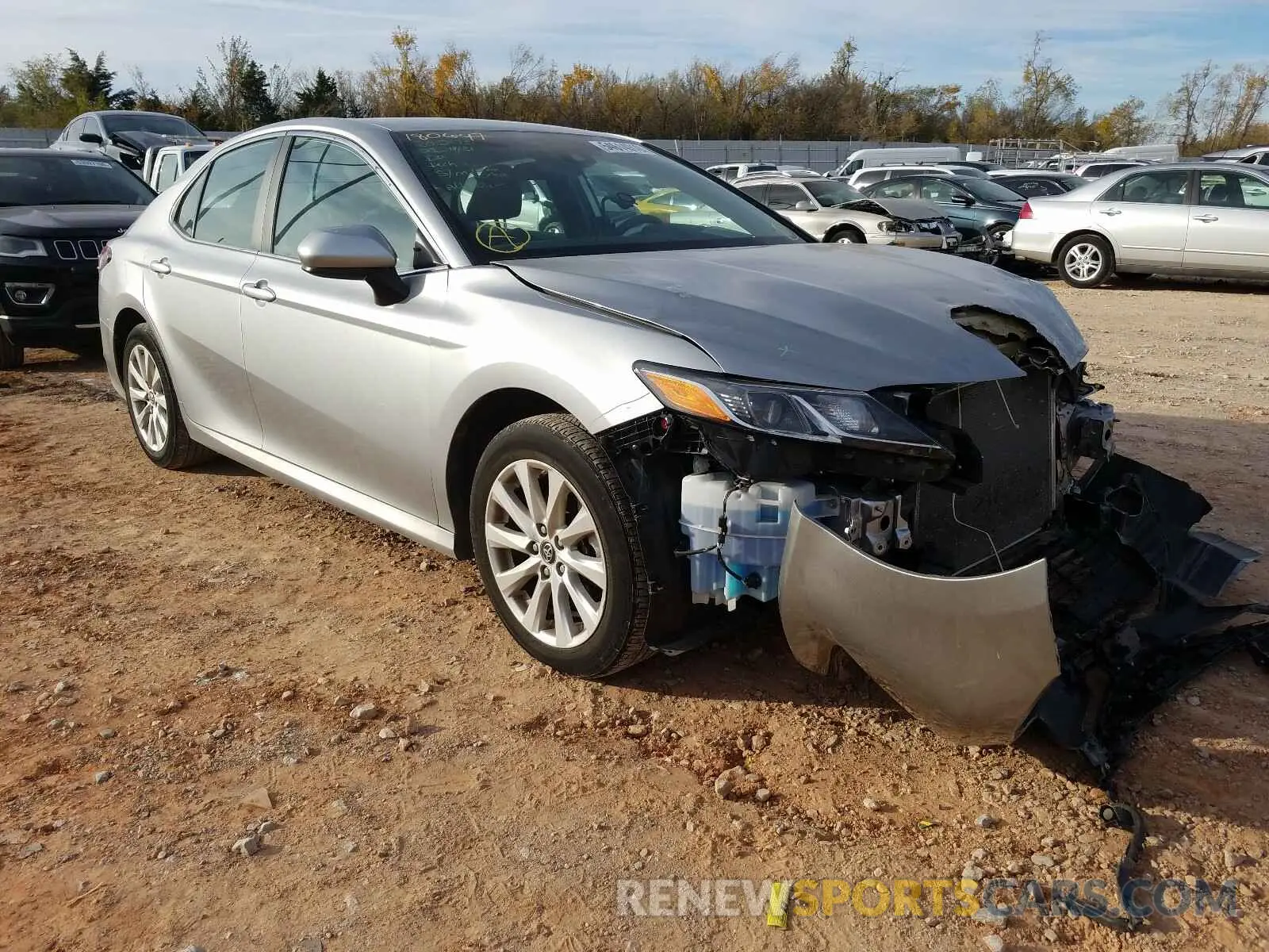 1 Photograph of a damaged car 4T1B11HK3KU180647 TOYOTA CAMRY 2019