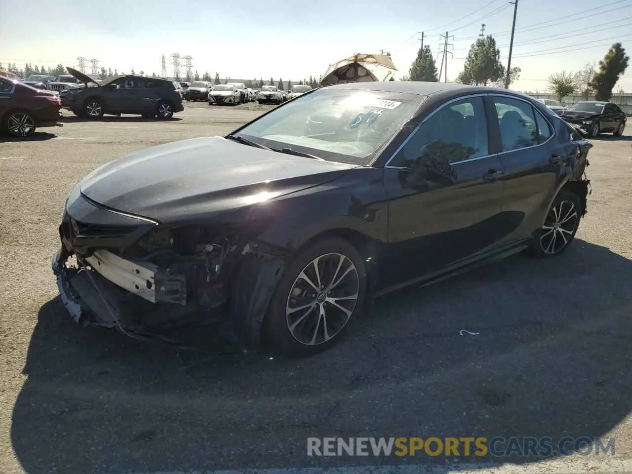 1 Photograph of a damaged car 4T1B11HK3KU186089 TOYOTA CAMRY 2019