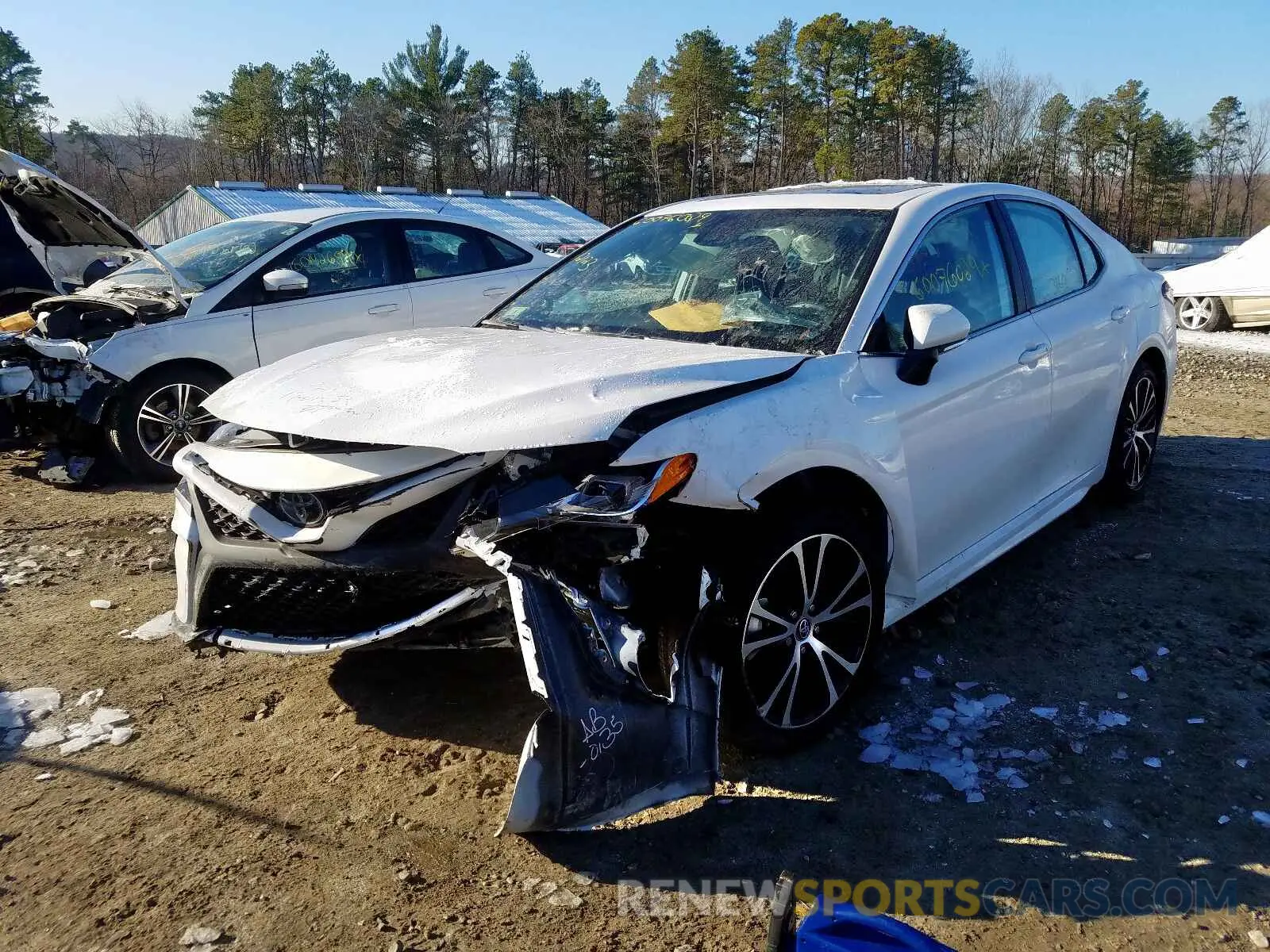 2 Photograph of a damaged car 4T1B11HK3KU198274 TOYOTA CAMRY 2019