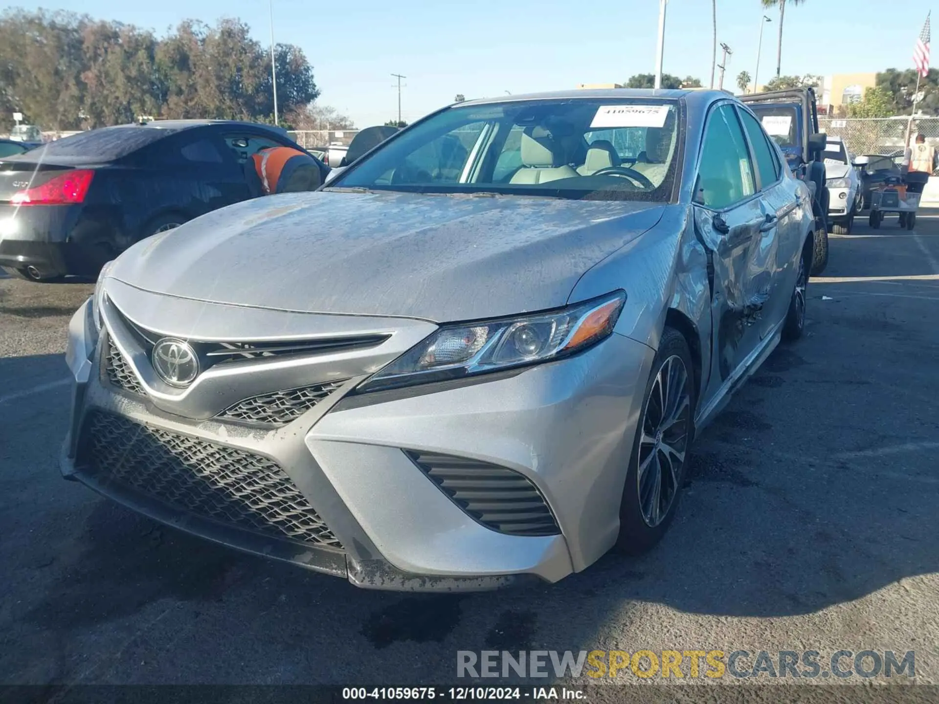 2 Photograph of a damaged car 4T1B11HK3KU212156 TOYOTA CAMRY 2019