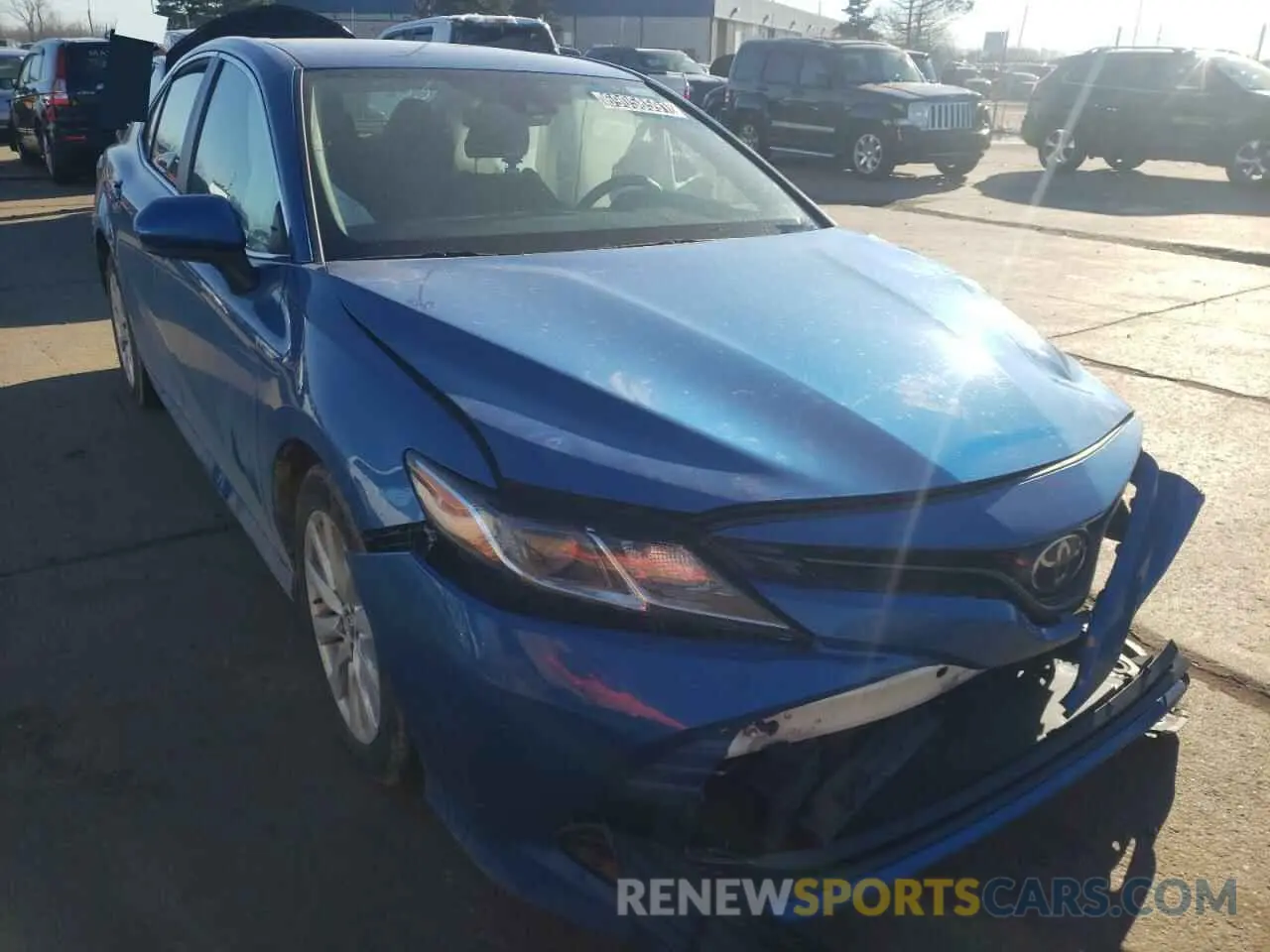 1 Photograph of a damaged car 4T1B11HK3KU228292 TOYOTA CAMRY 2019