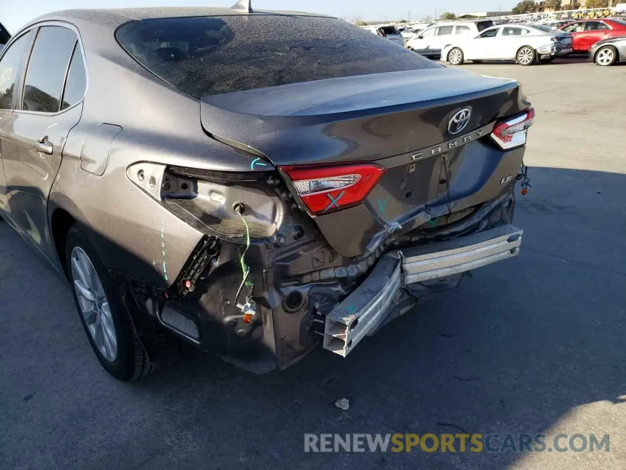 9 Photograph of a damaged car 4T1B11HK3KU242063 TOYOTA CAMRY 2019