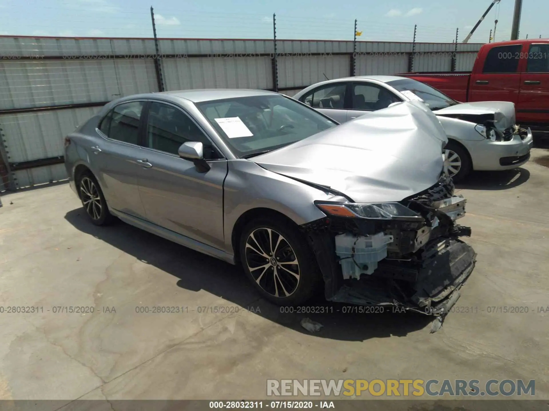1 Photograph of a damaged car 4T1B11HK3KU680128 TOYOTA CAMRY 2019