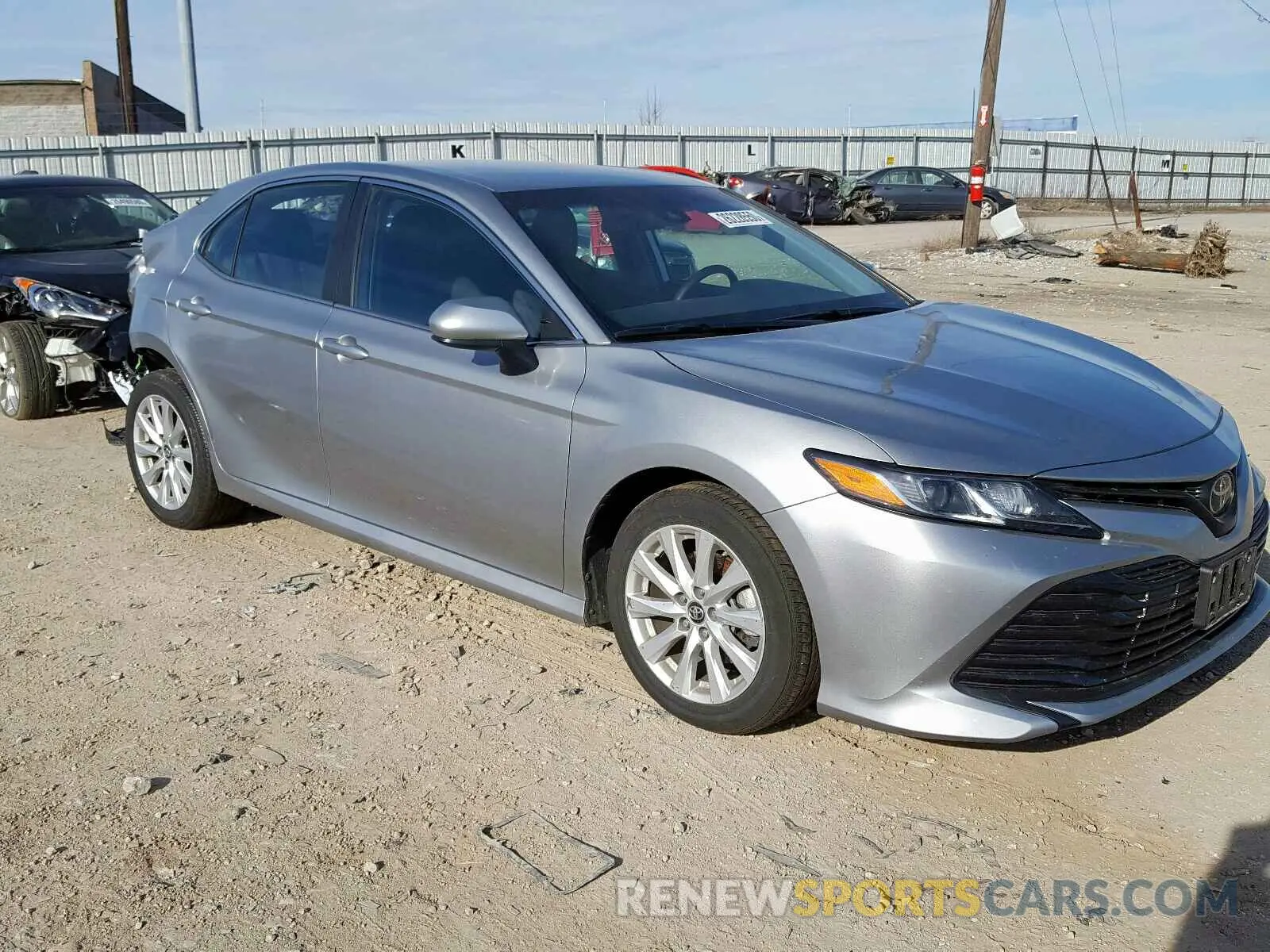 1 Photograph of a damaged car 4T1B11HK3KU689816 TOYOTA CAMRY 2019
