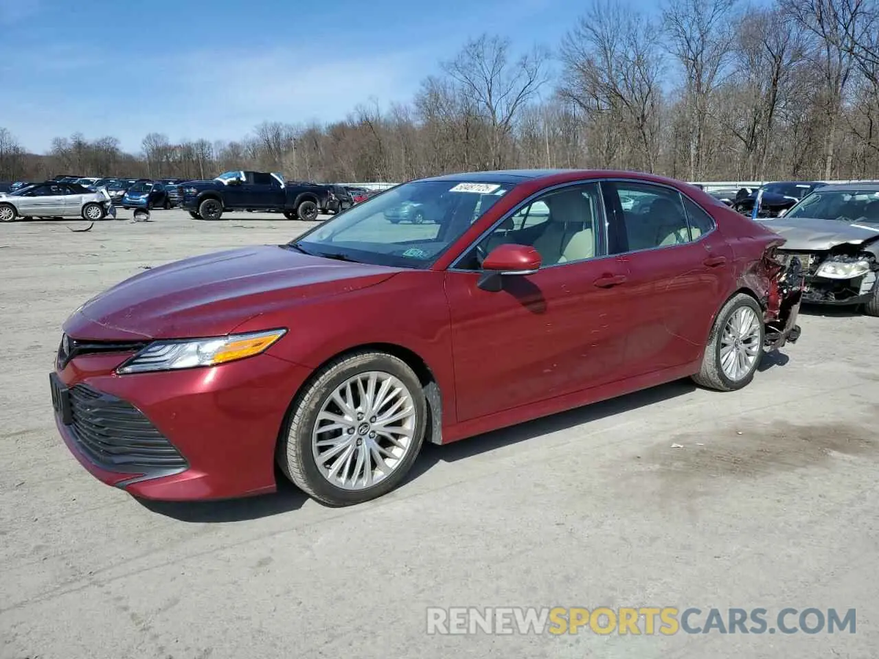1 Photograph of a damaged car 4T1B11HK3KU704167 TOYOTA CAMRY 2019