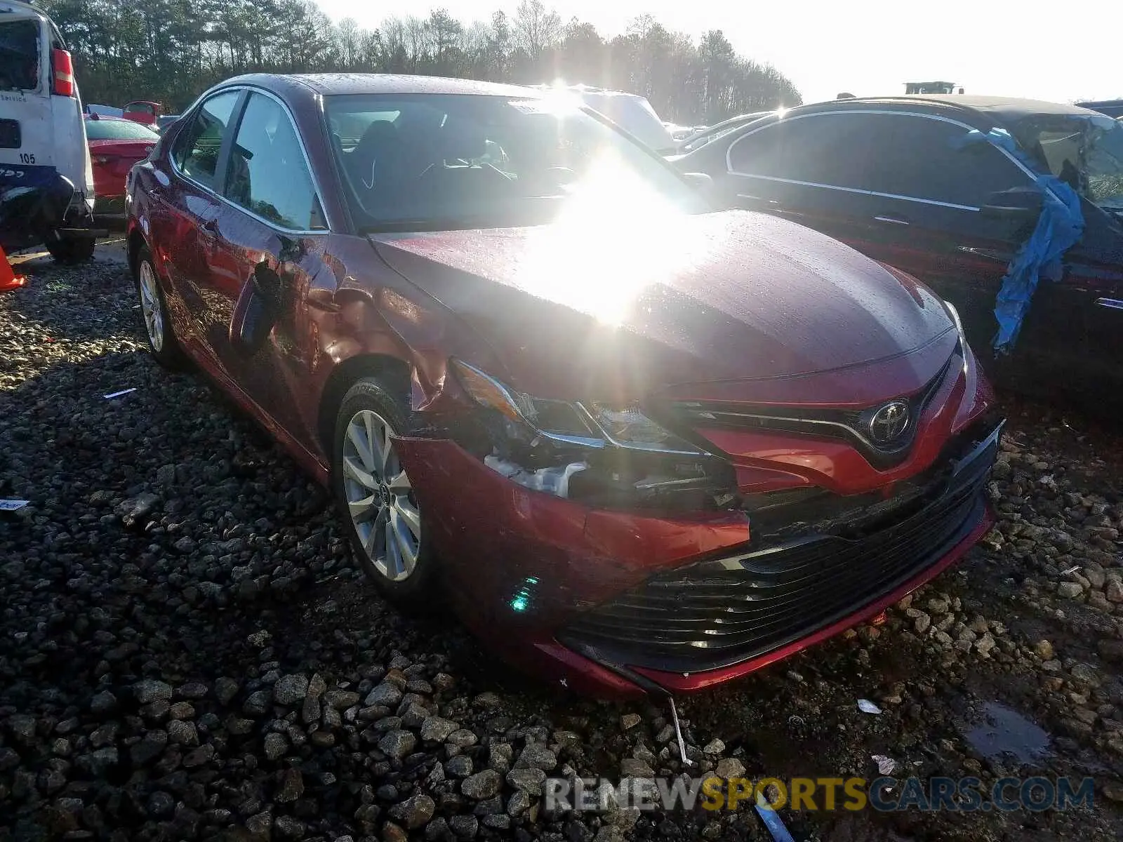 1 Photograph of a damaged car 4T1B11HK3KU705450 TOYOTA CAMRY 2019