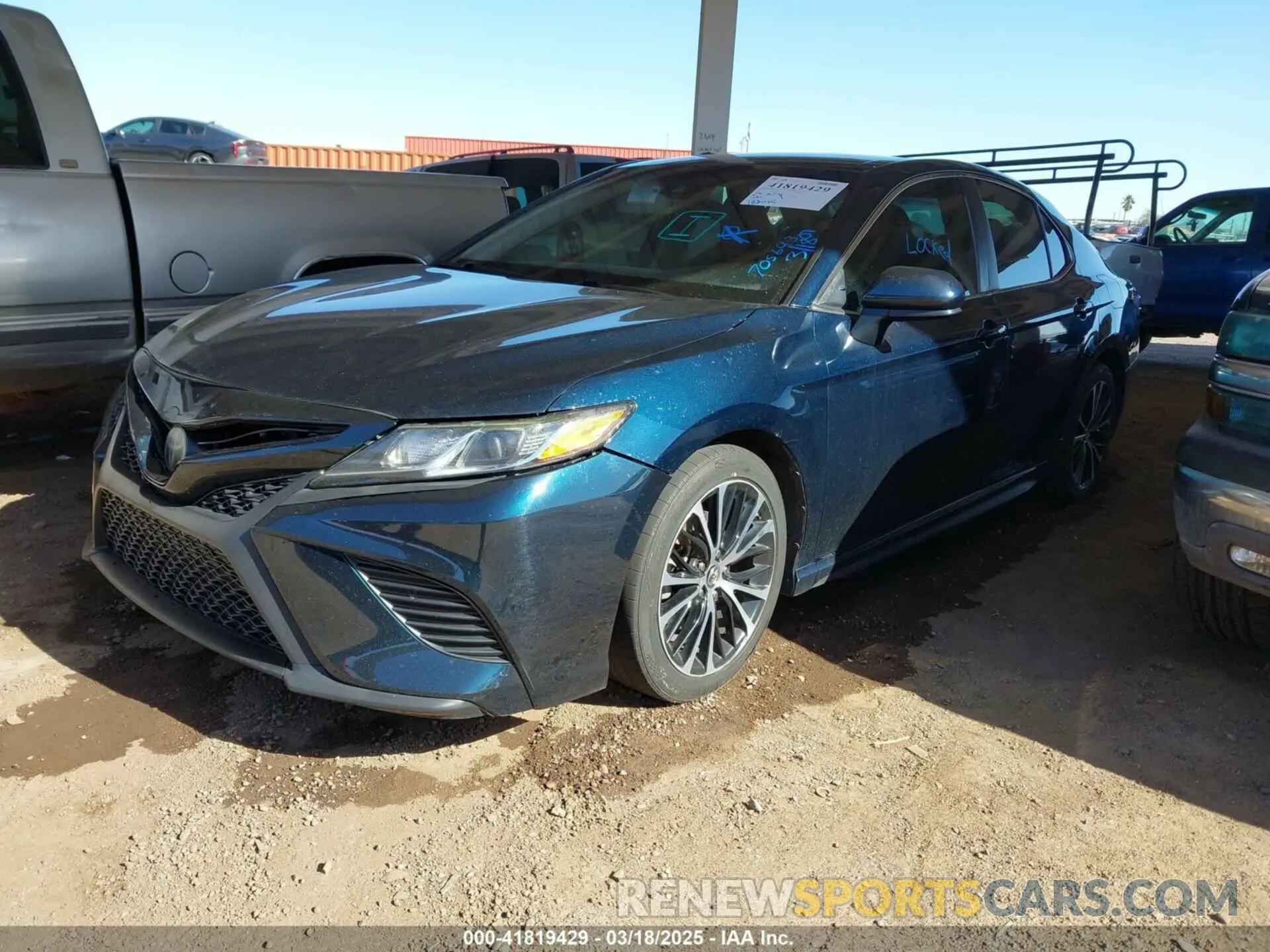 2 Photograph of a damaged car 4T1B11HK3KU705643 TOYOTA CAMRY 2019