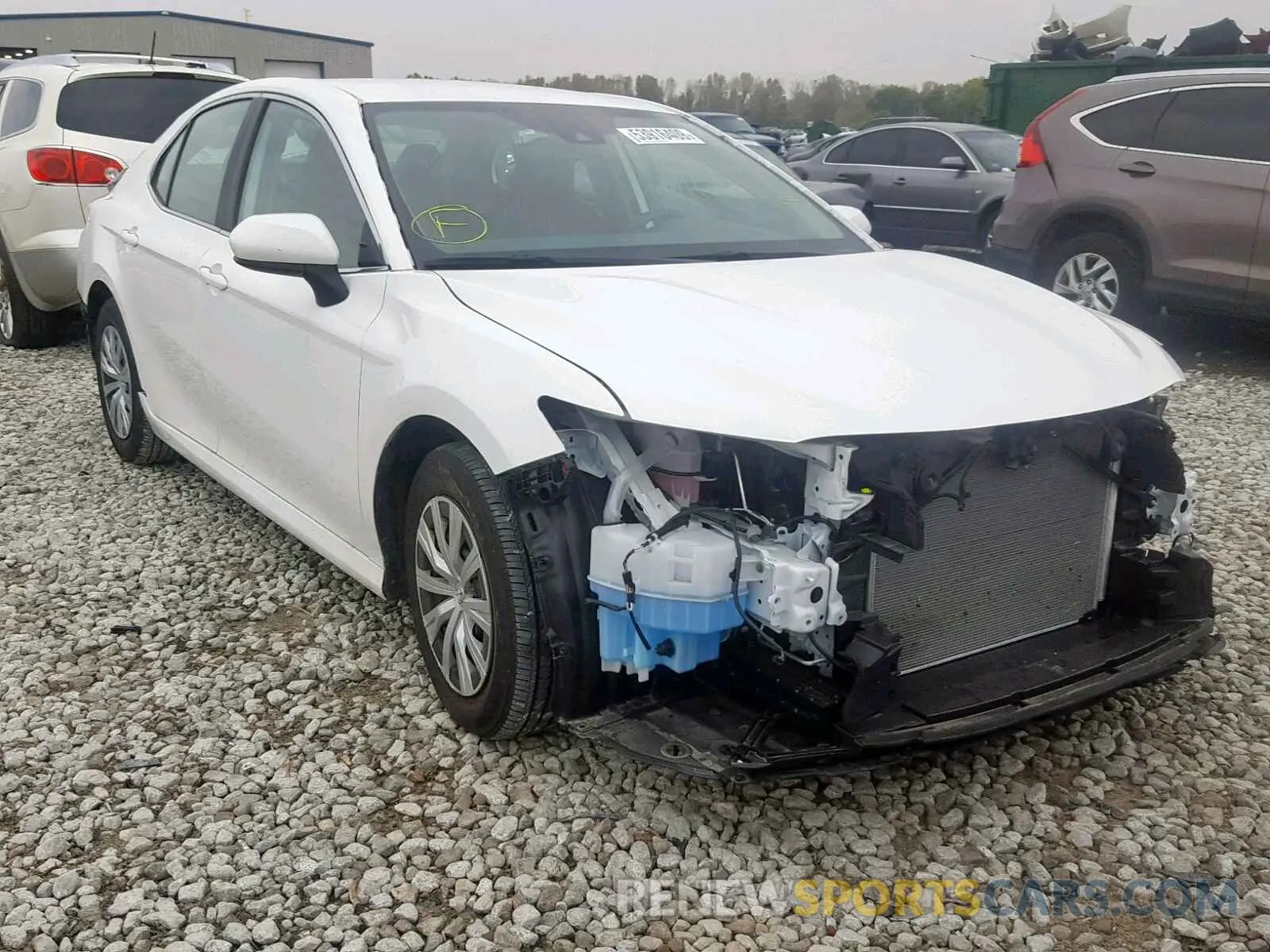 1 Photograph of a damaged car 4T1B11HK3KU706789 TOYOTA CAMRY 2019
