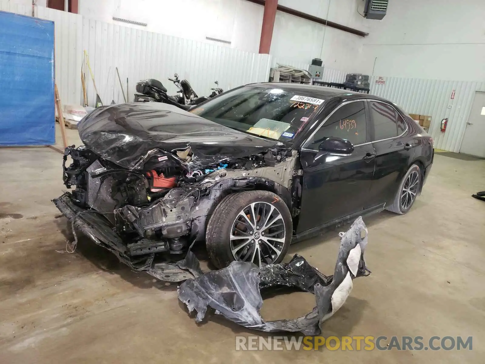 2 Photograph of a damaged car 4T1B11HK3KU722717 TOYOTA CAMRY 2019