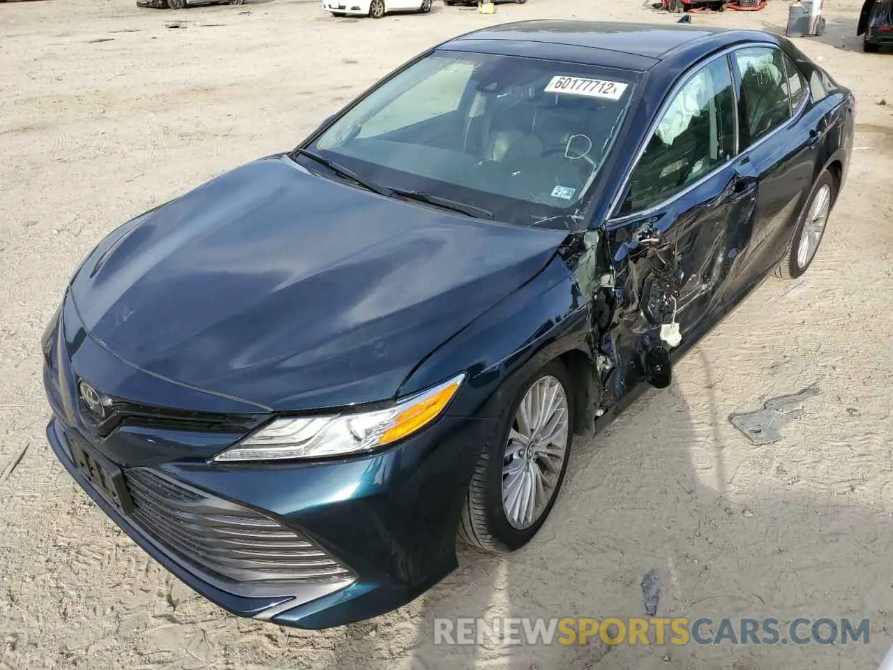 2 Photograph of a damaged car 4T1B11HK3KU737444 TOYOTA CAMRY 2019