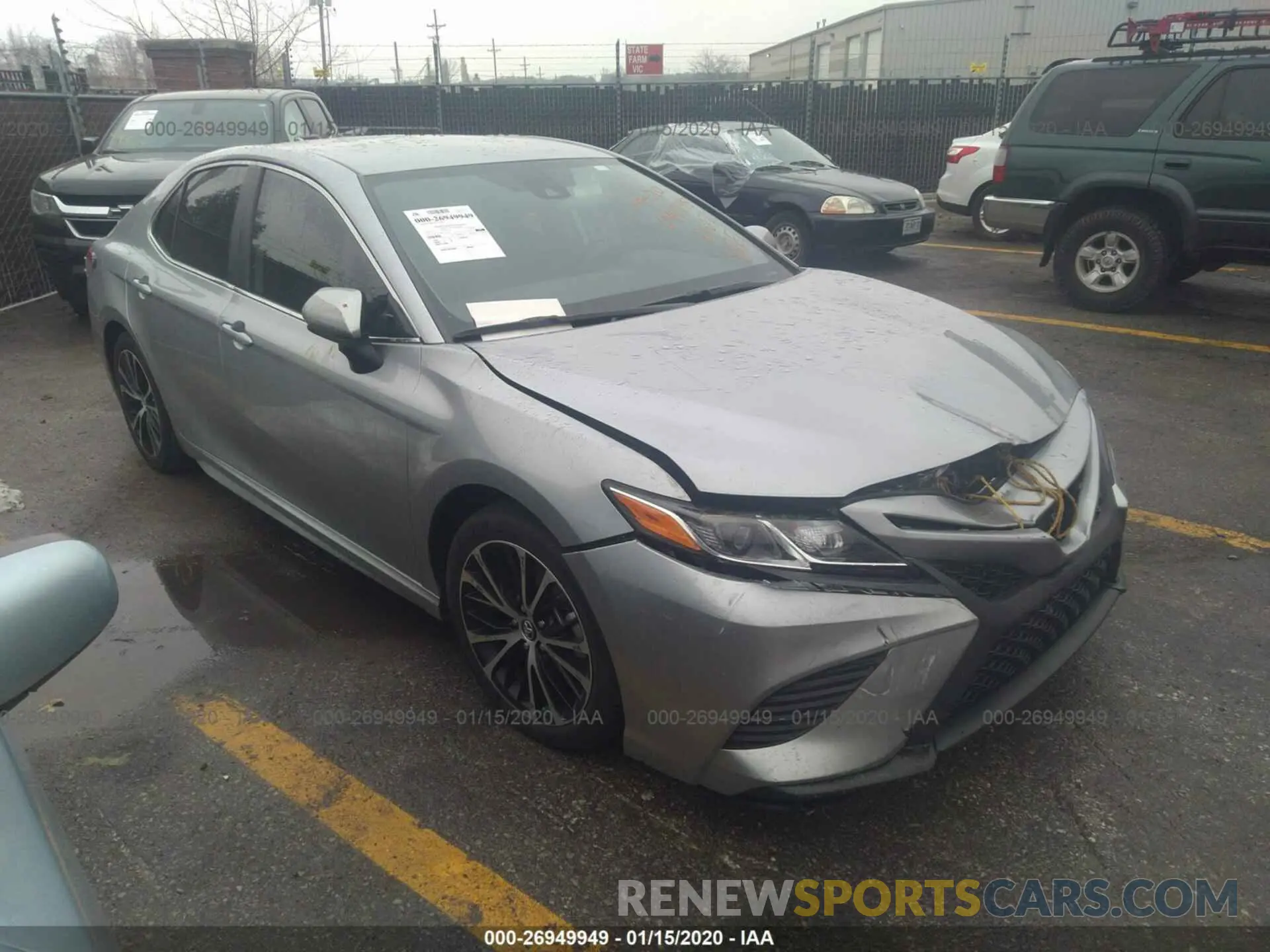 1 Photograph of a damaged car 4T1B11HK3KU745558 TOYOTA CAMRY 2019