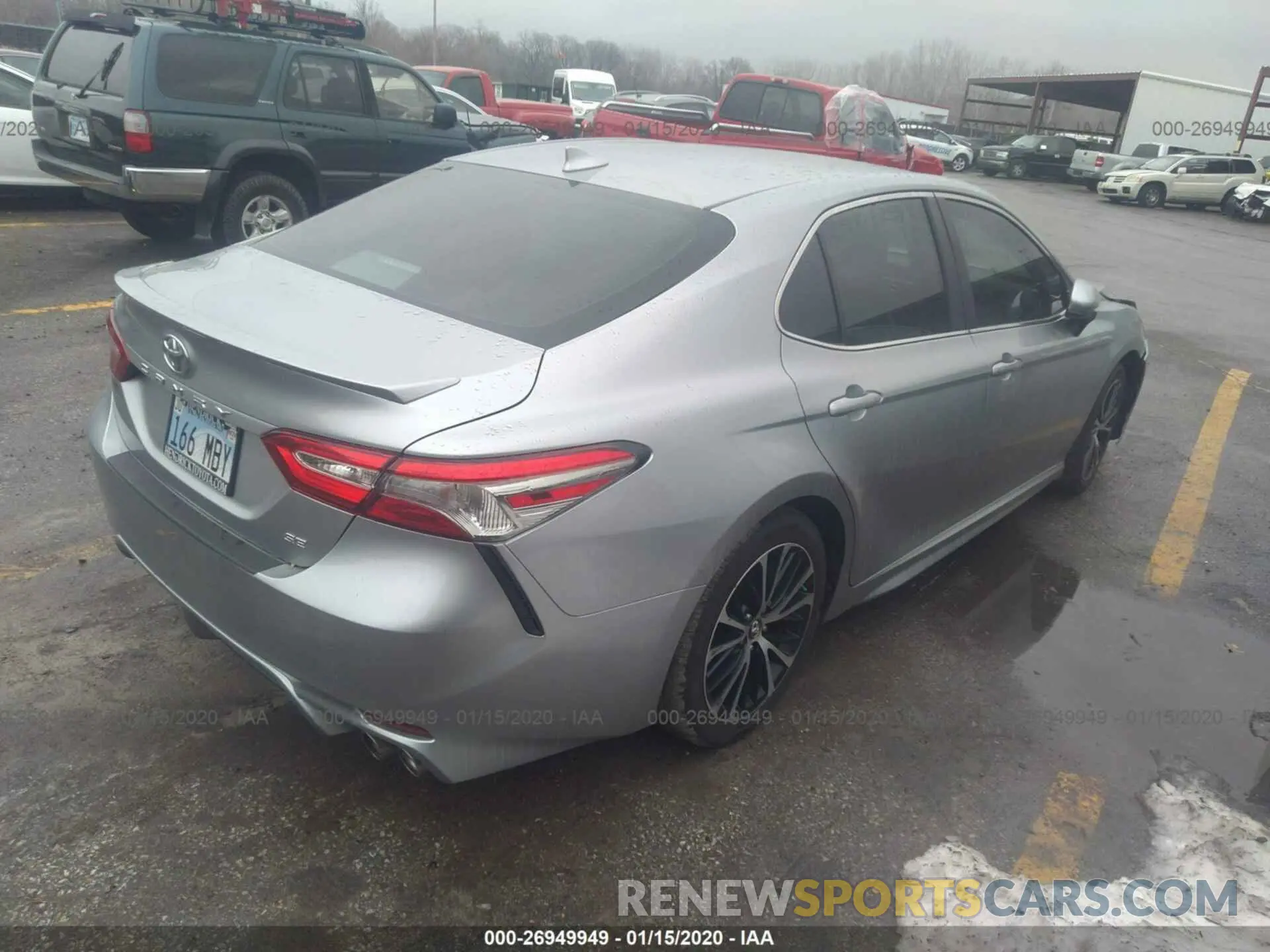 4 Photograph of a damaged car 4T1B11HK3KU745558 TOYOTA CAMRY 2019