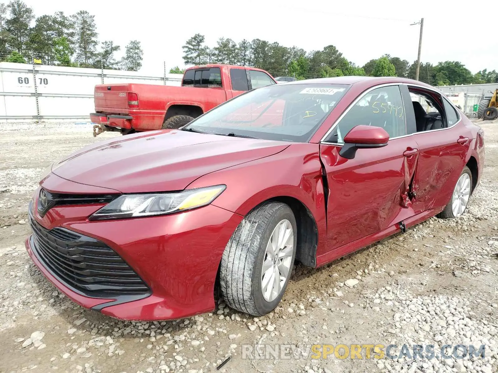 2 Photograph of a damaged car 4T1B11HK3KU745642 TOYOTA CAMRY 2019
