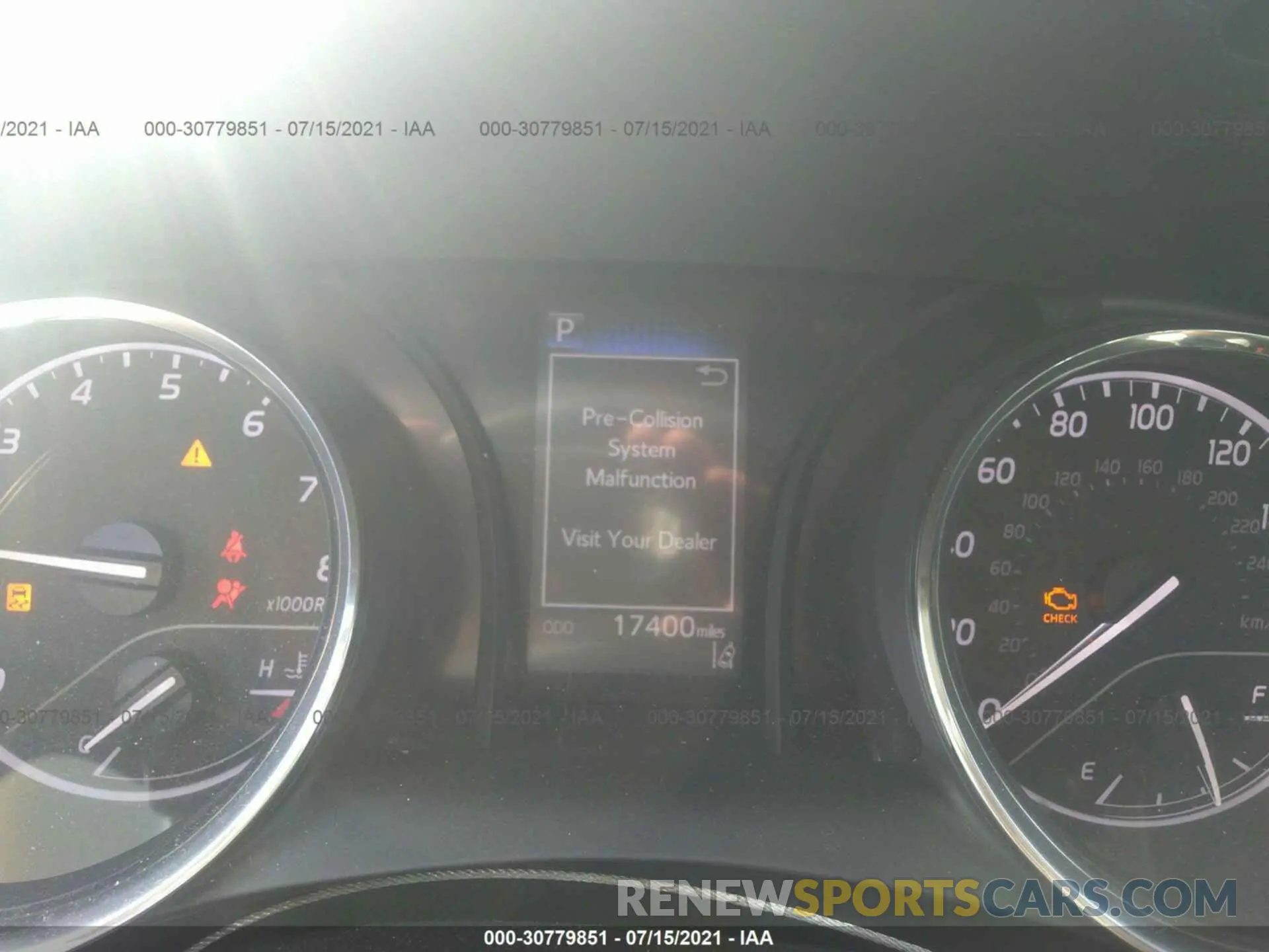 7 Photograph of a damaged car 4T1B11HK3KU773585 TOYOTA CAMRY 2019