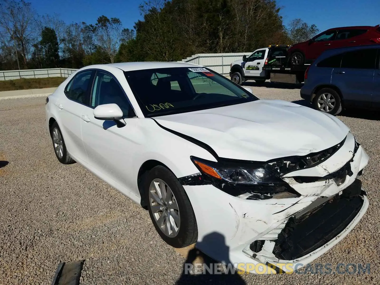 1 Photograph of a damaged car 4T1B11HK3KU774073 TOYOTA CAMRY 2019