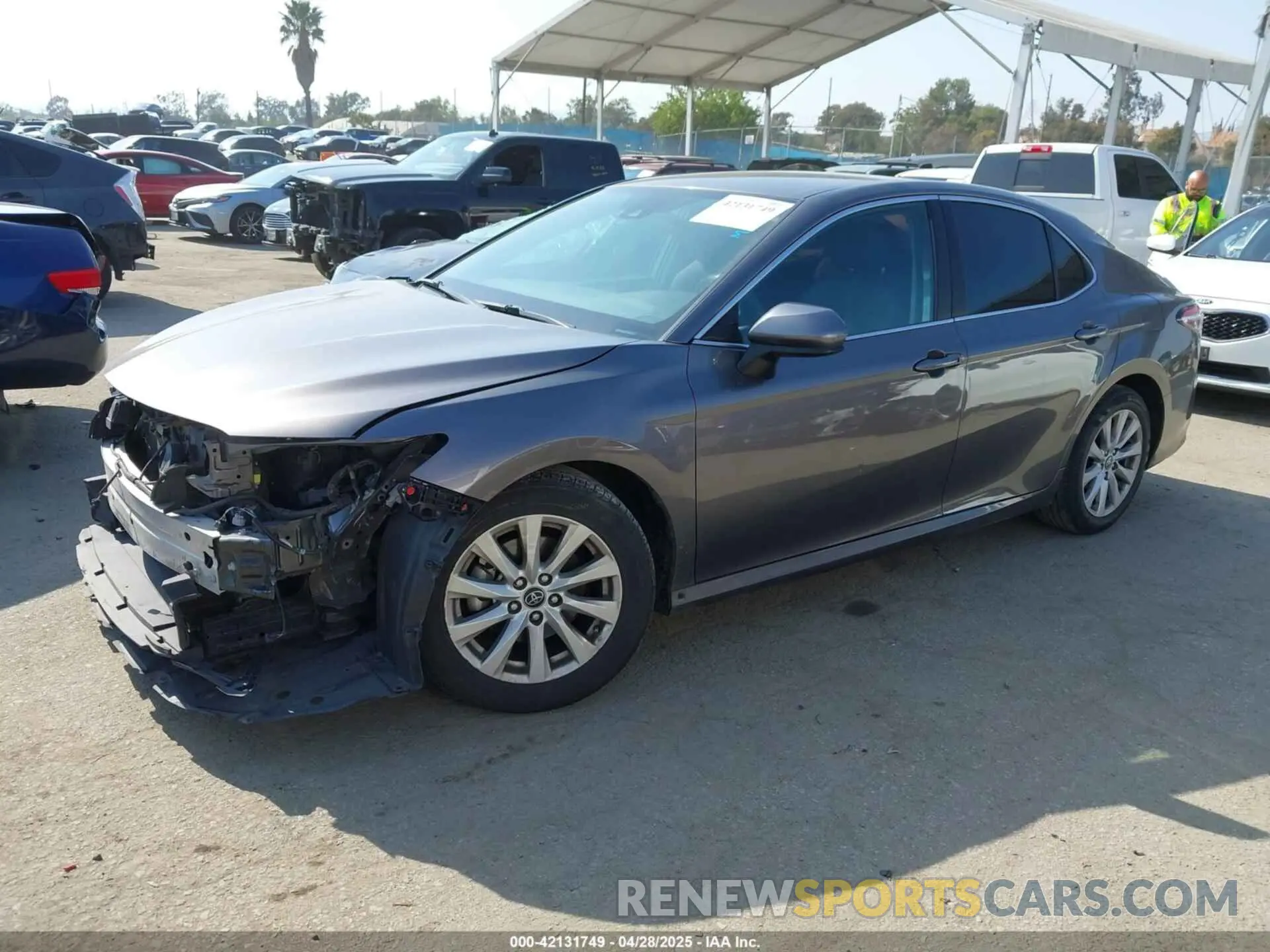 2 Photograph of a damaged car 4T1B11HK3KU776759 TOYOTA CAMRY 2019