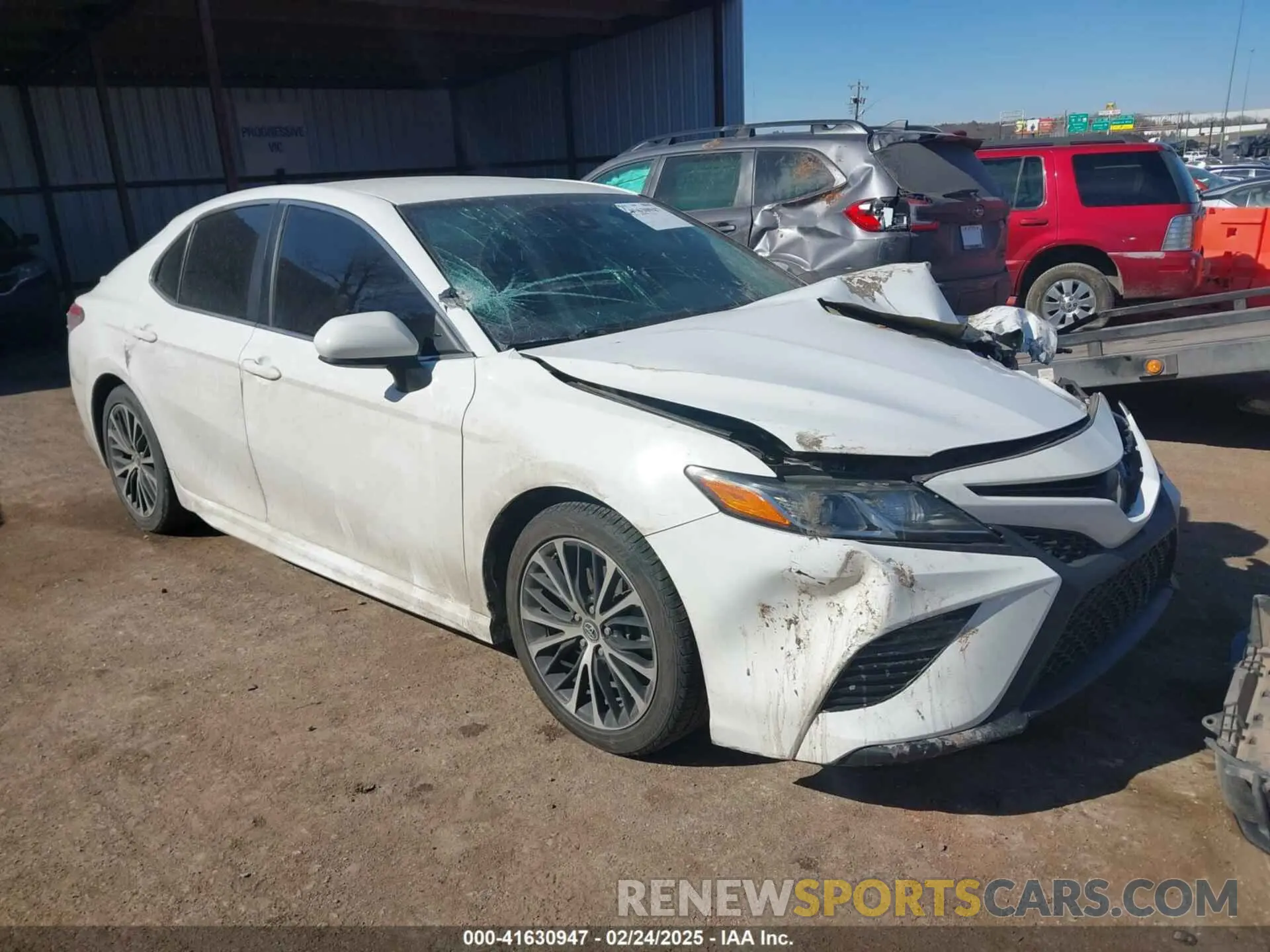 1 Photograph of a damaged car 4T1B11HK3KU787759 TOYOTA CAMRY 2019
