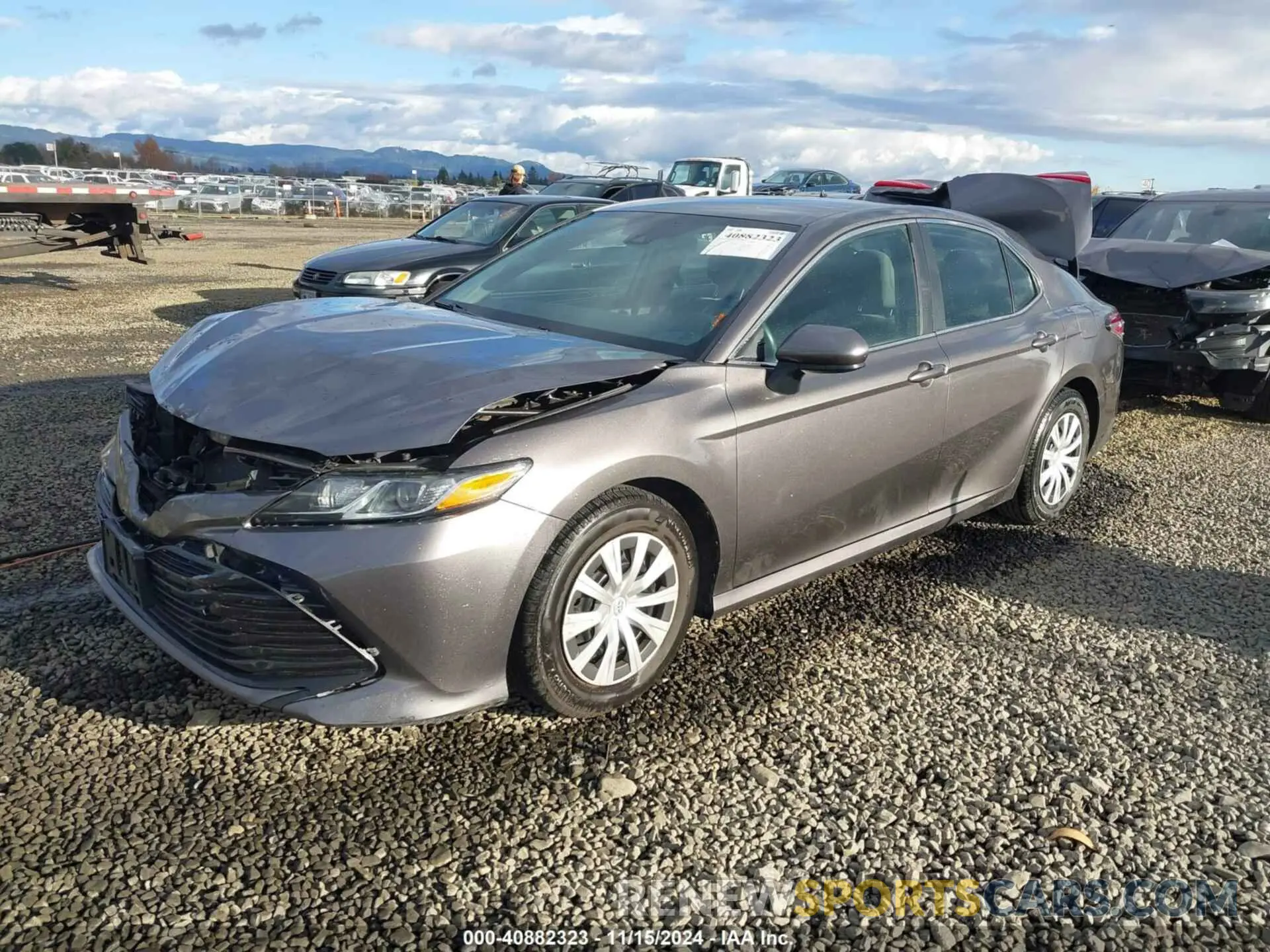 2 Photograph of a damaged car 4T1B11HK3KU790208 TOYOTA CAMRY 2019