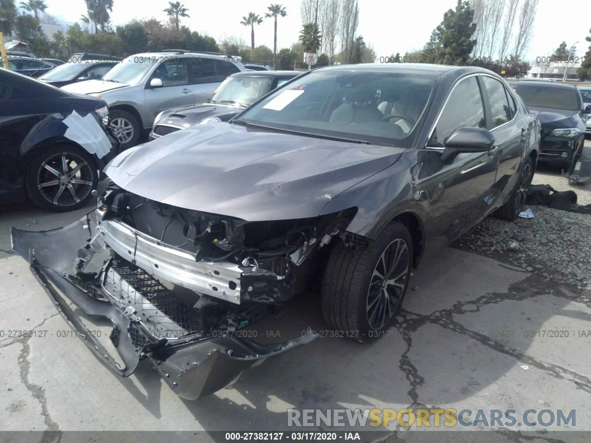 2 Photograph of a damaged car 4T1B11HK3KU792976 TOYOTA CAMRY 2019