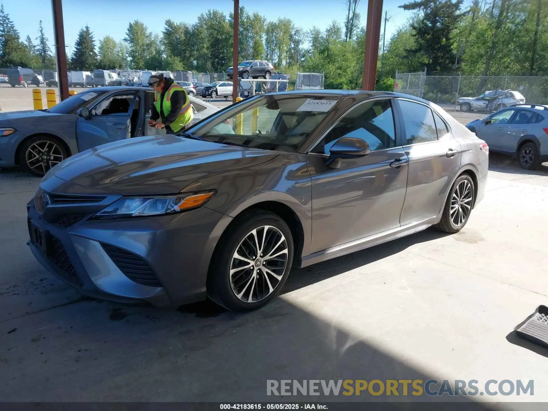 2 Photograph of a damaged car 4T1B11HK3KU795392 TOYOTA CAMRY 2019