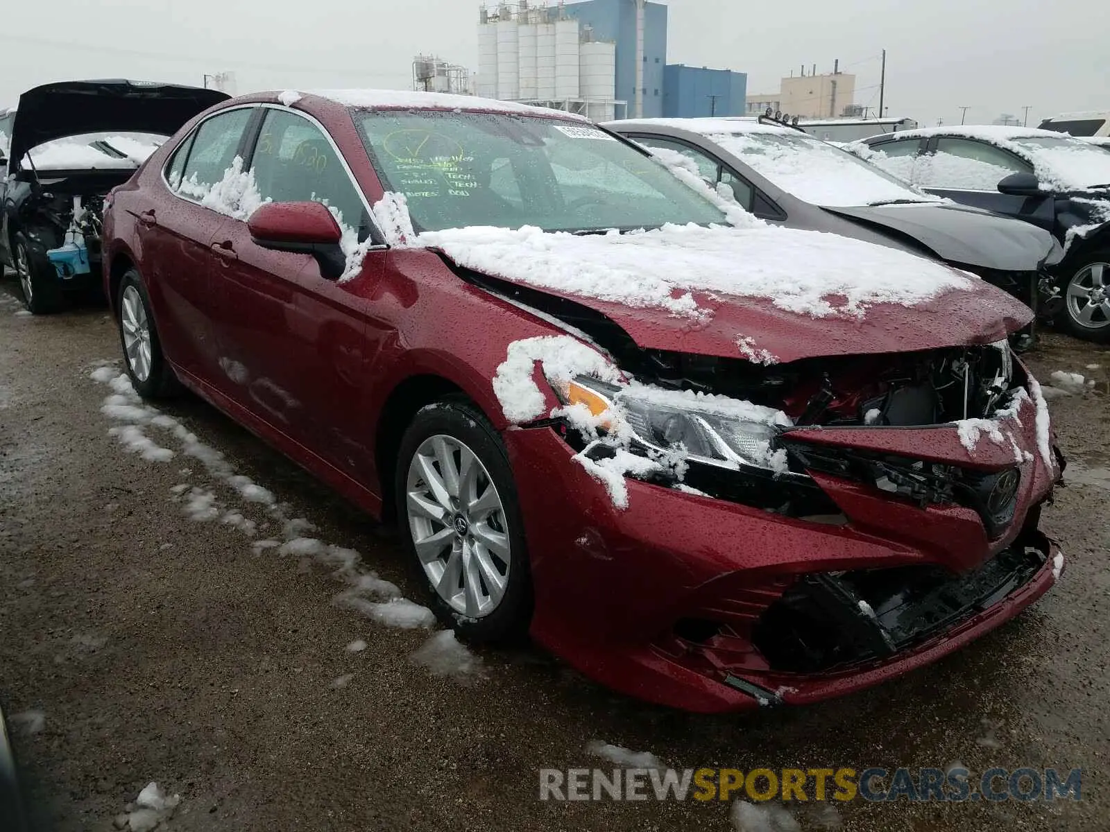 1 Photograph of a damaged car 4T1B11HK3KU810831 TOYOTA CAMRY 2019