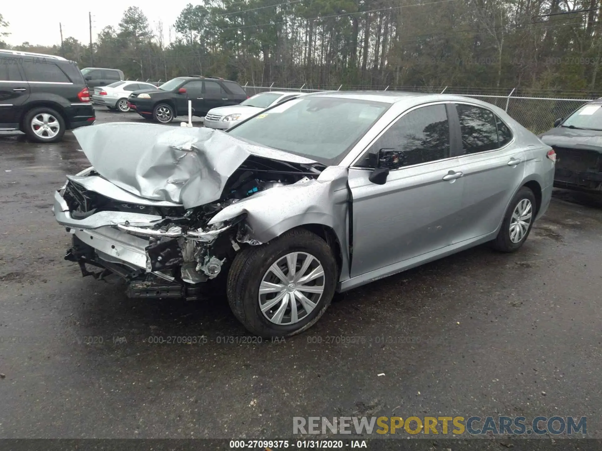 2 Photograph of a damaged car 4T1B11HK3KU832778 TOYOTA CAMRY 2019