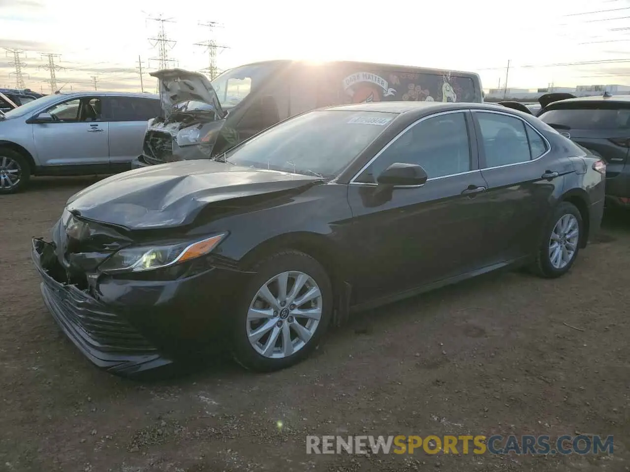 1 Photograph of a damaged car 4T1B11HK3KU842758 TOYOTA CAMRY 2019