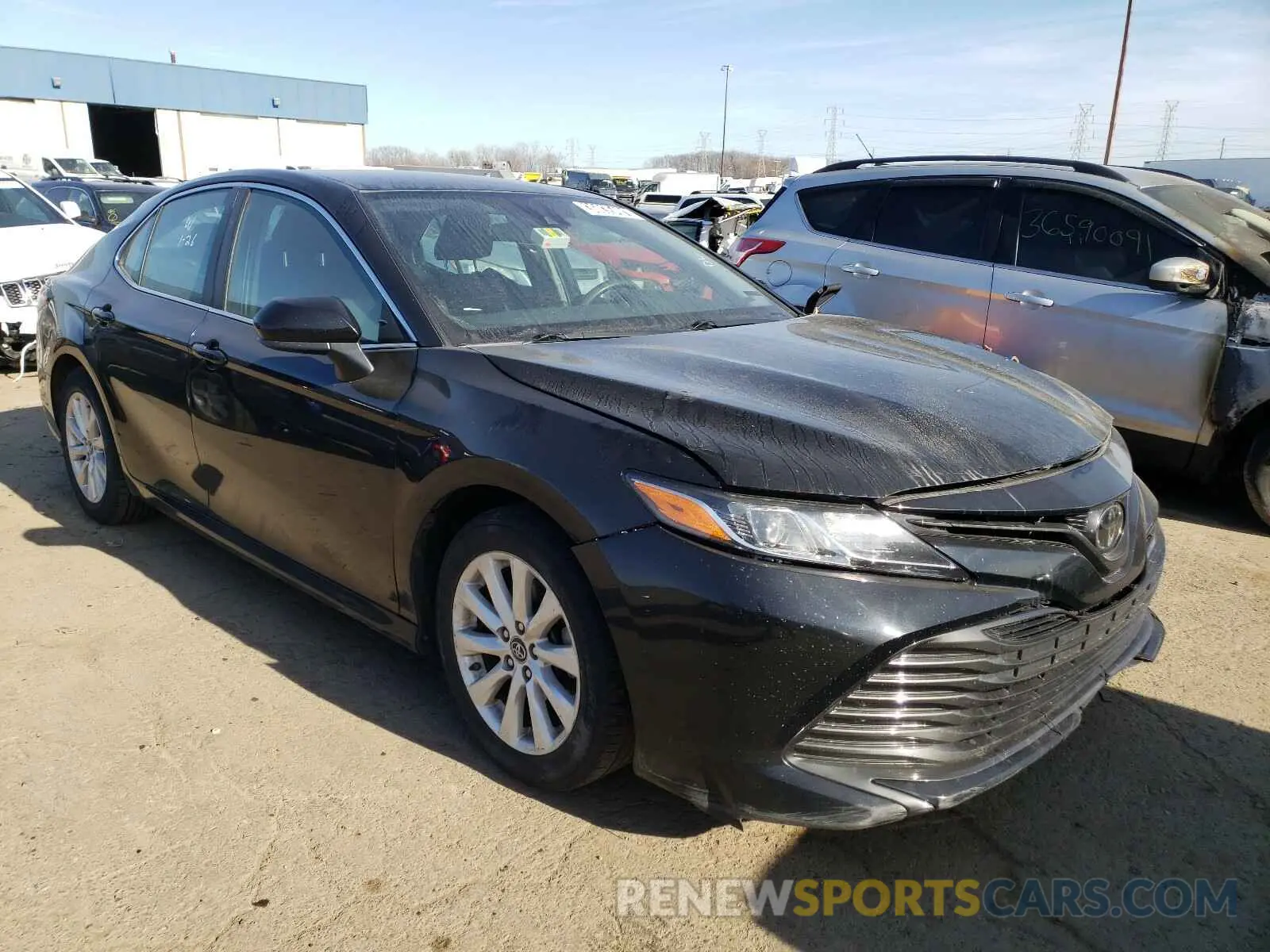 1 Photograph of a damaged car 4T1B11HK4KU156213 TOYOTA CAMRY 2019