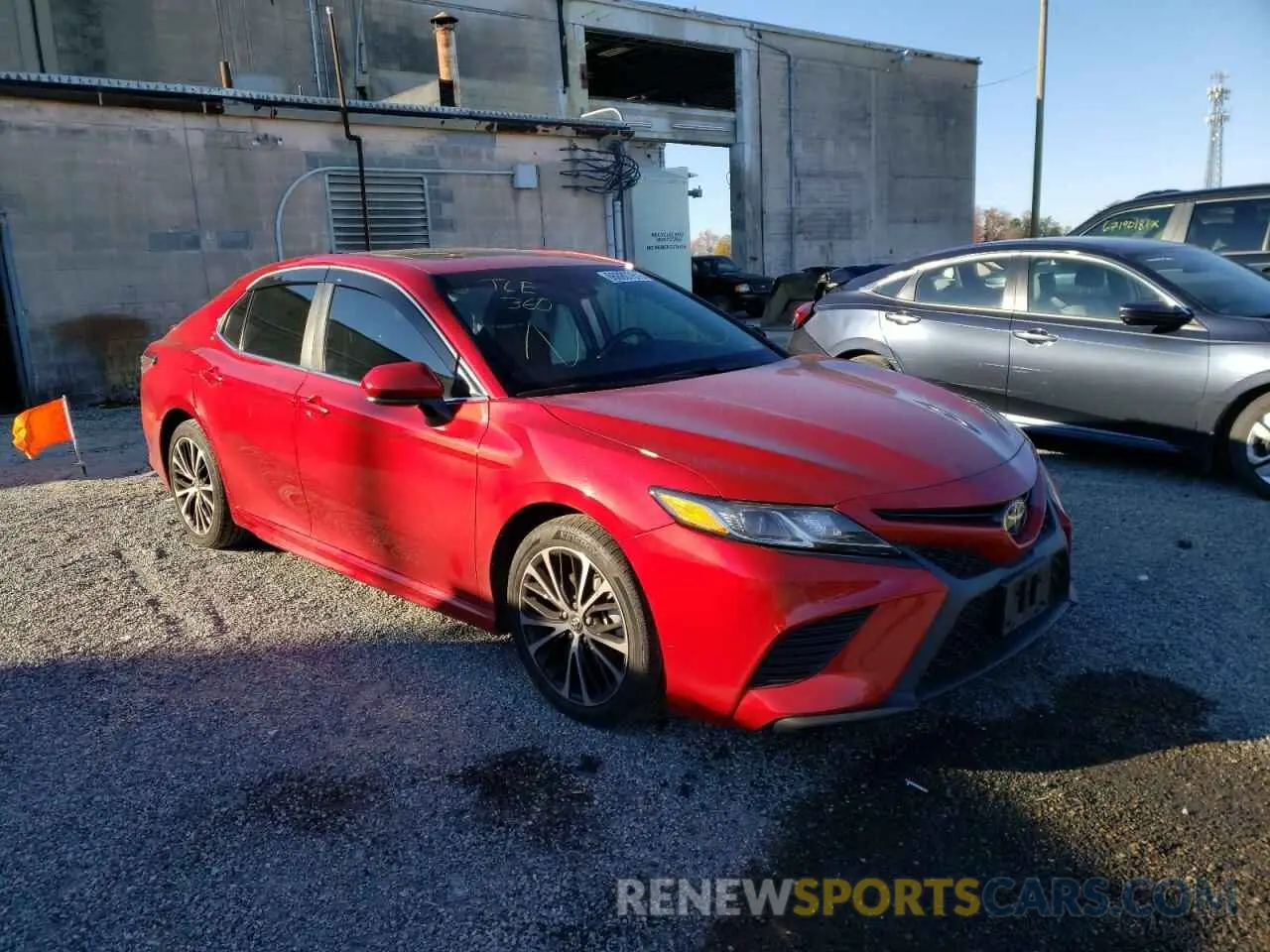 1 Photograph of a damaged car 4T1B11HK4KU161959 TOYOTA CAMRY 2019