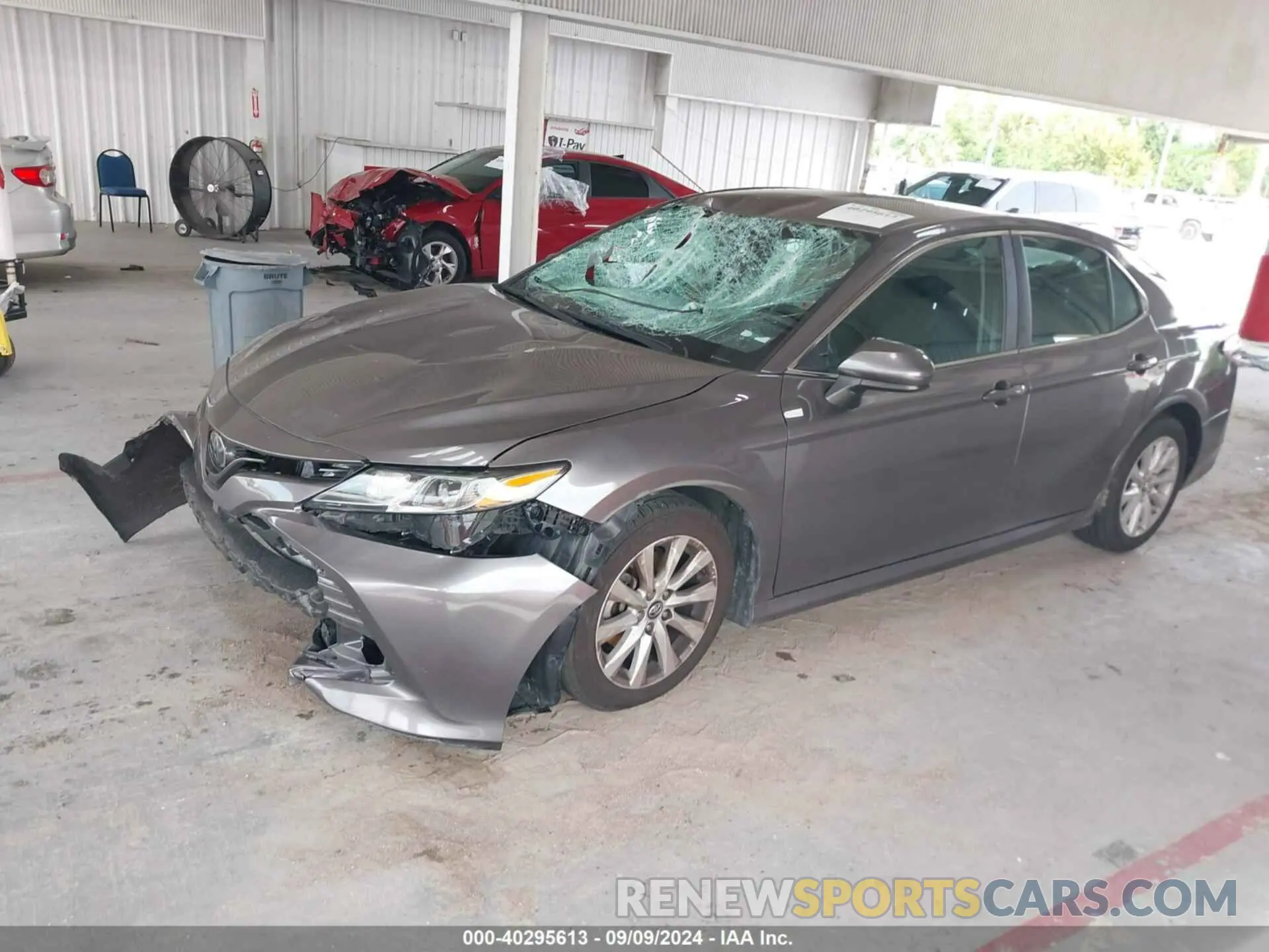 2 Photograph of a damaged car 4T1B11HK4KU184223 TOYOTA CAMRY 2019