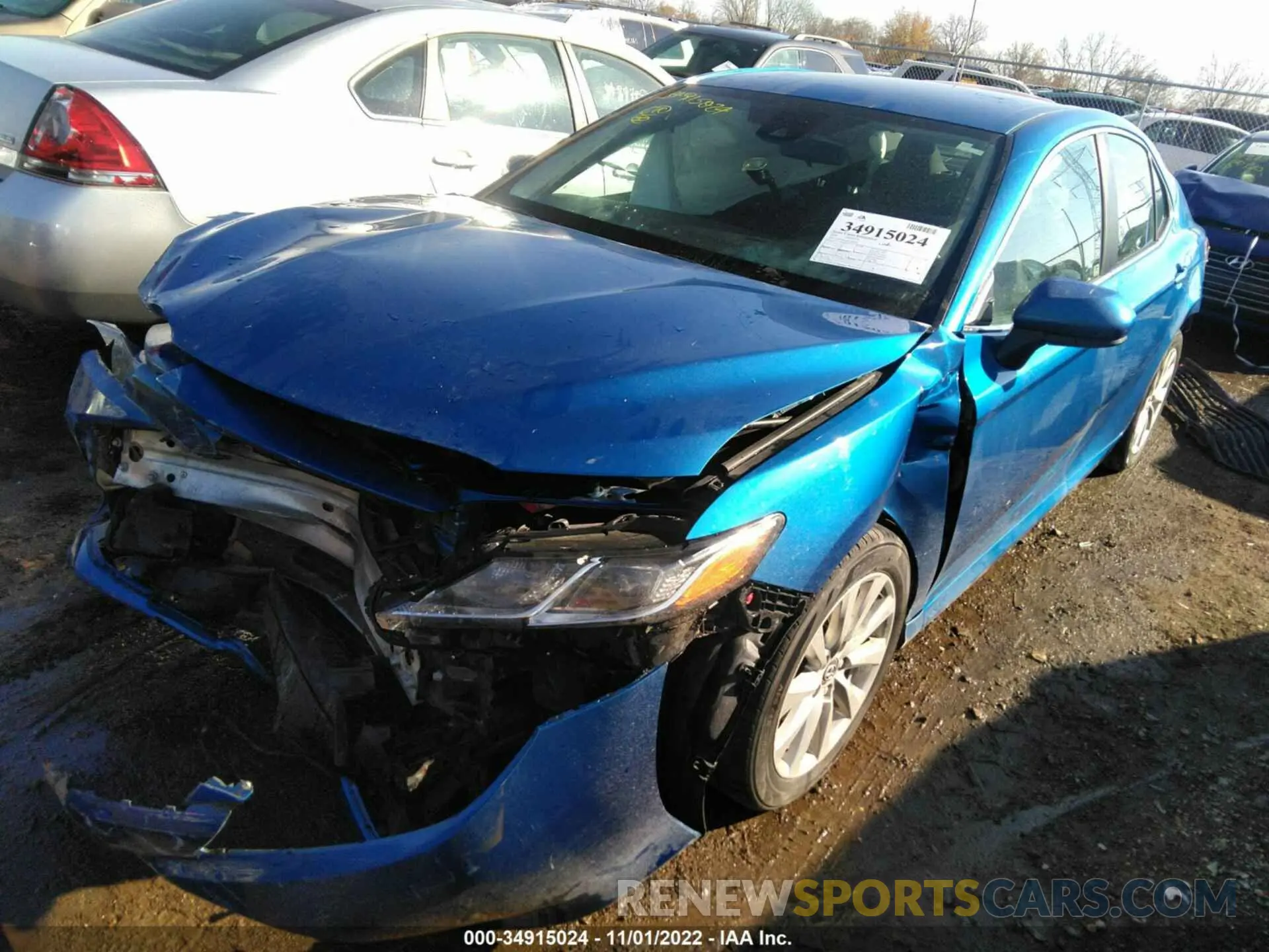 2 Photograph of a damaged car 4T1B11HK4KU202316 TOYOTA CAMRY 2019