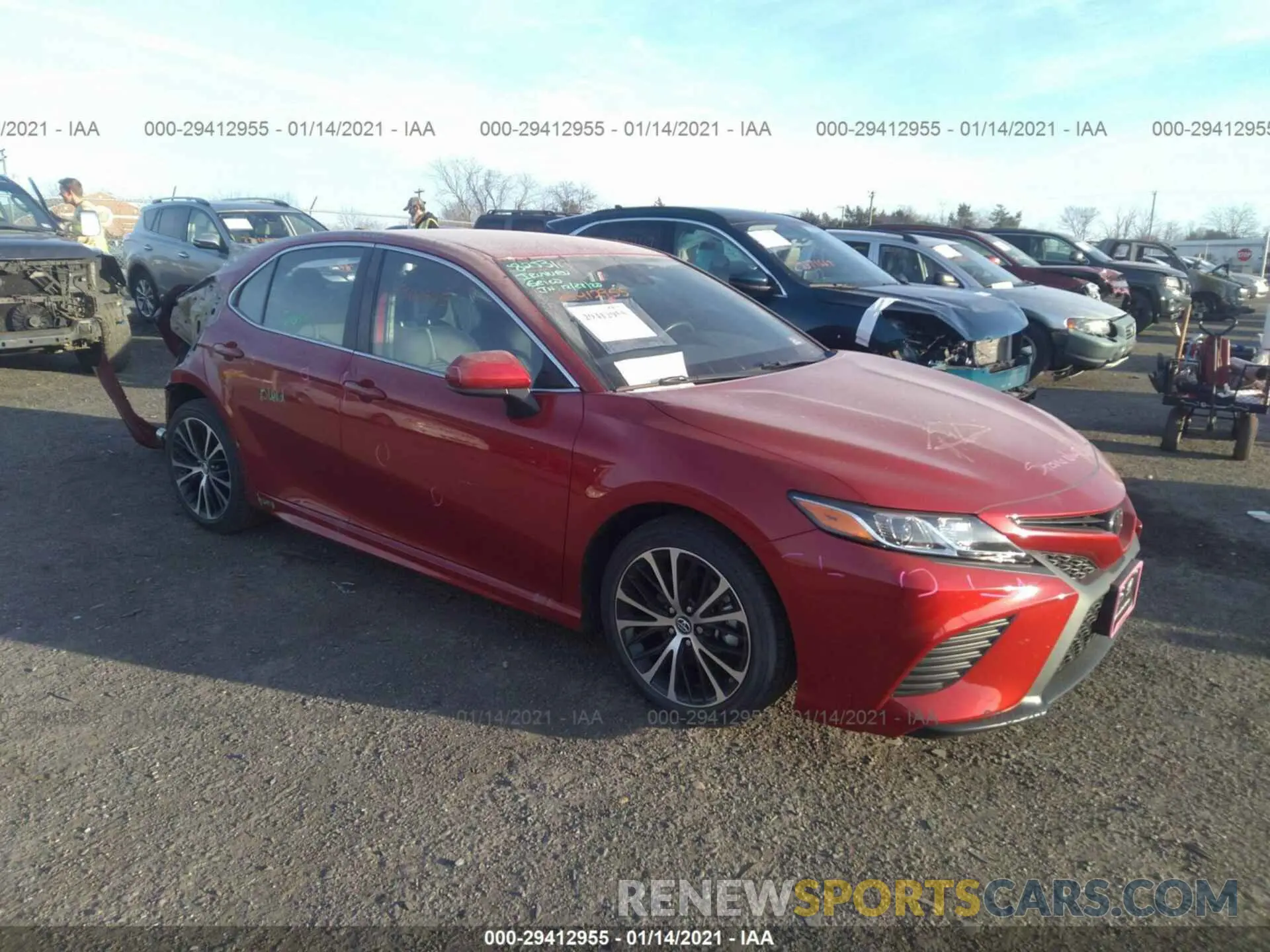 1 Photograph of a damaged car 4T1B11HK4KU211825 TOYOTA CAMRY 2019