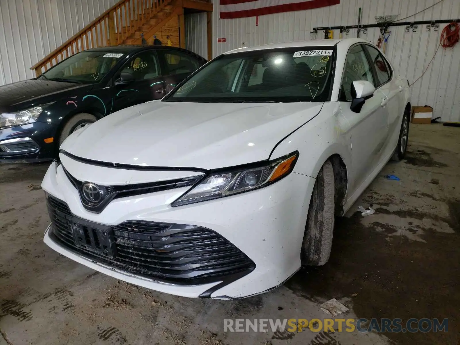 2 Photograph of a damaged car 4T1B11HK4KU219276 TOYOTA CAMRY 2019