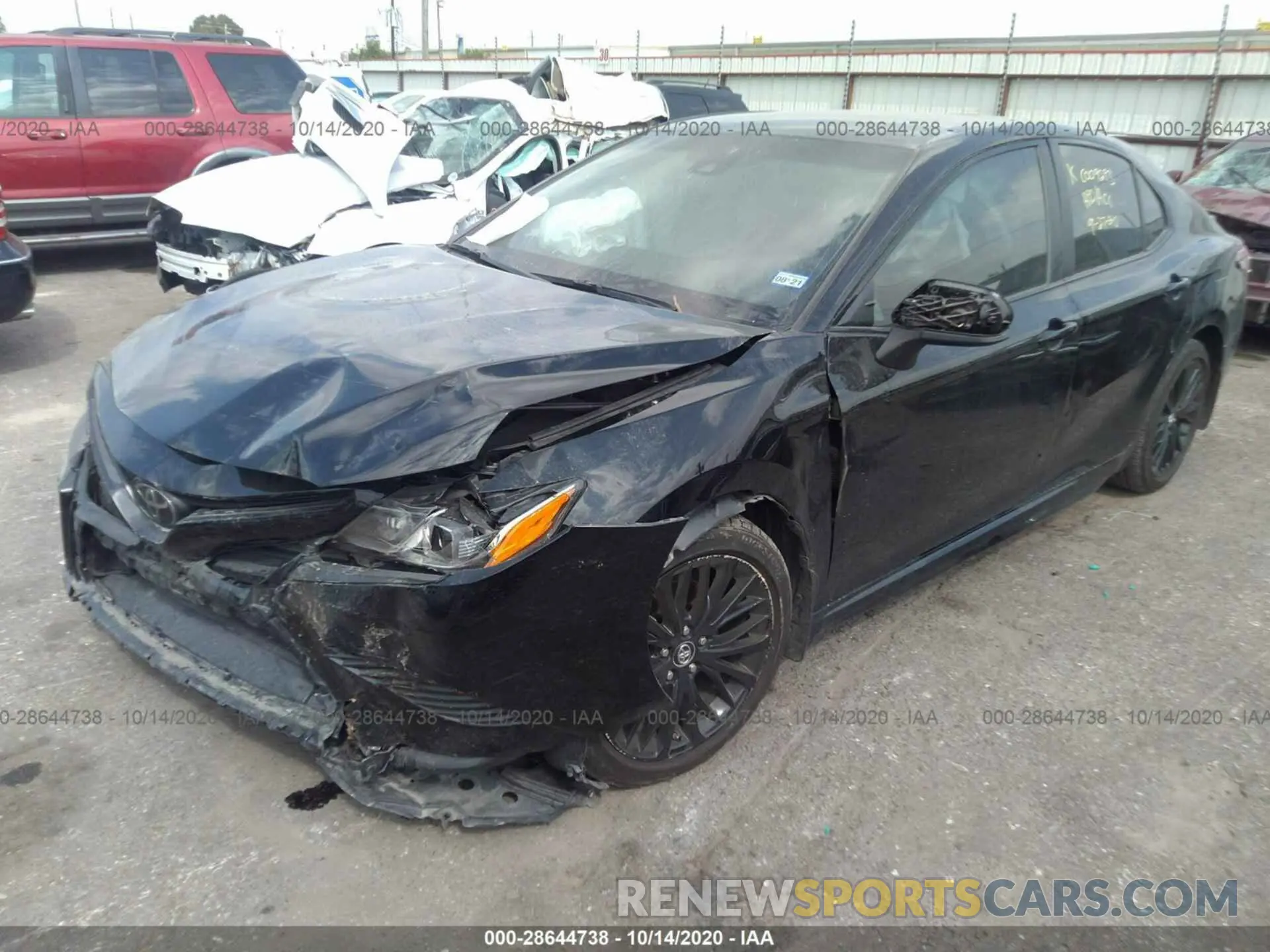 2 Photograph of a damaged car 4T1B11HK4KU235753 TOYOTA CAMRY 2019