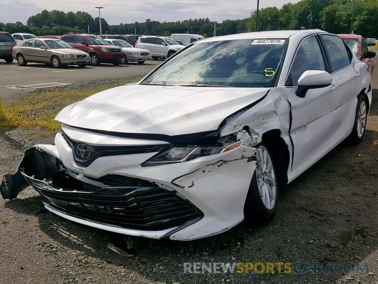 2 Photograph of a damaged car 4T1B11HK4KU241830 TOYOTA CAMRY 2019