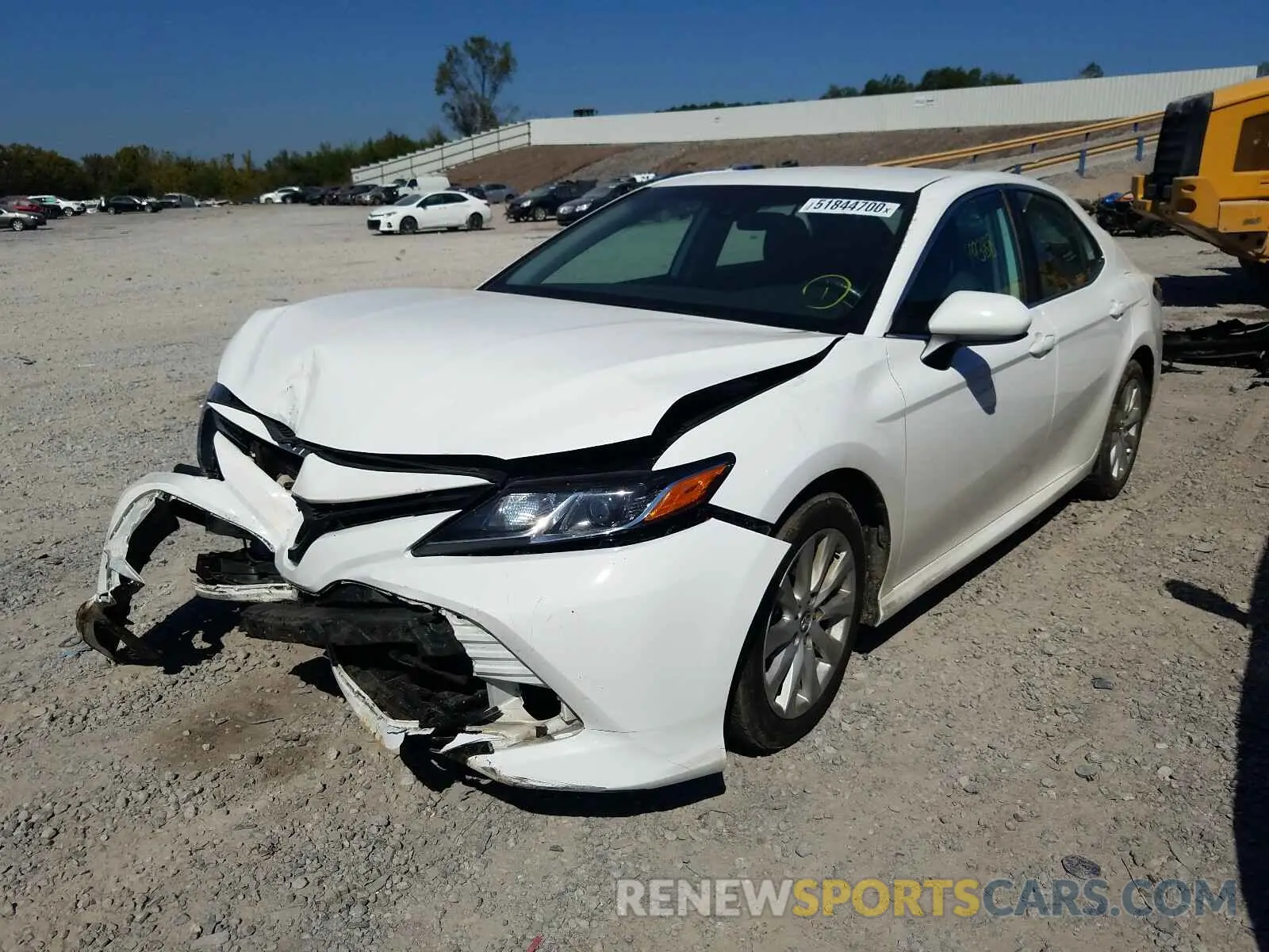 2 Photograph of a damaged car 4T1B11HK4KU246977 TOYOTA CAMRY 2019