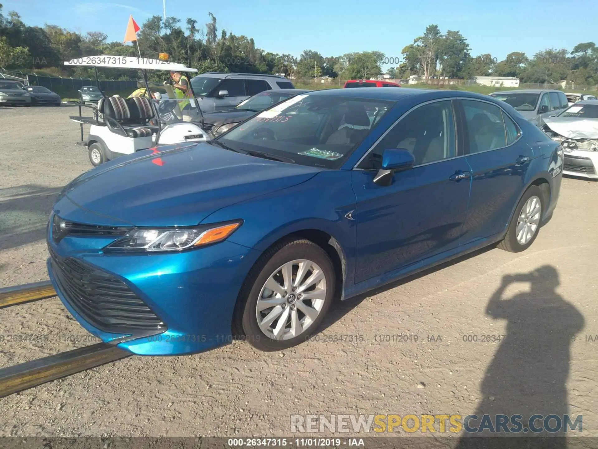 2 Photograph of a damaged car 4T1B11HK4KU265156 TOYOTA CAMRY 2019