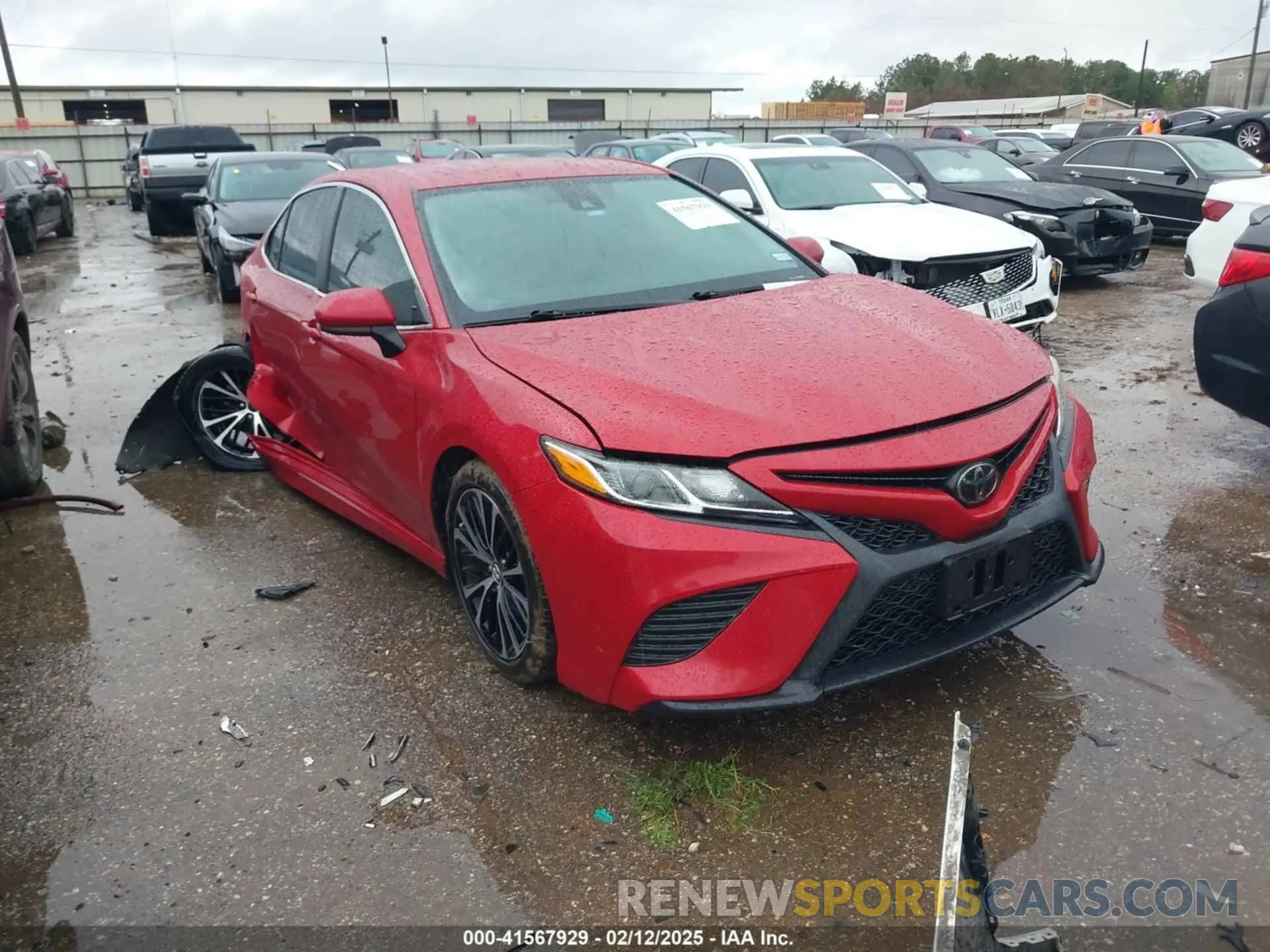 1 Photograph of a damaged car 4T1B11HK4KU274648 TOYOTA CAMRY 2019