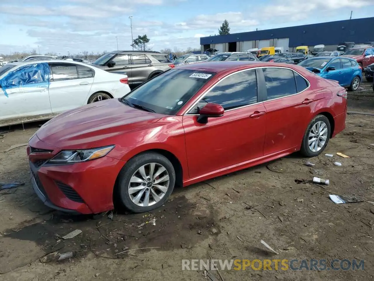 1 Photograph of a damaged car 4T1B11HK4KU288565 TOYOTA CAMRY 2019