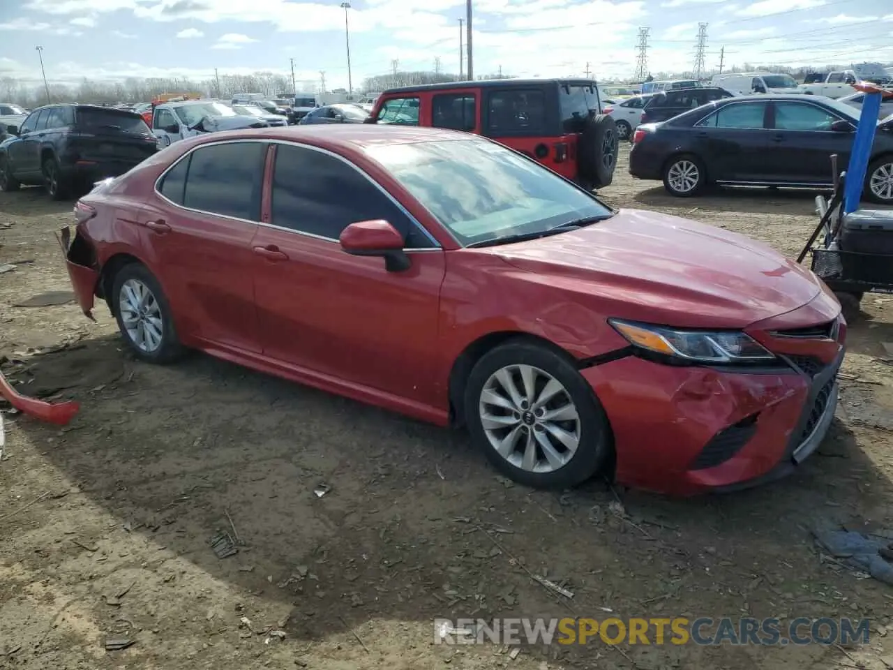 4 Photograph of a damaged car 4T1B11HK4KU288565 TOYOTA CAMRY 2019