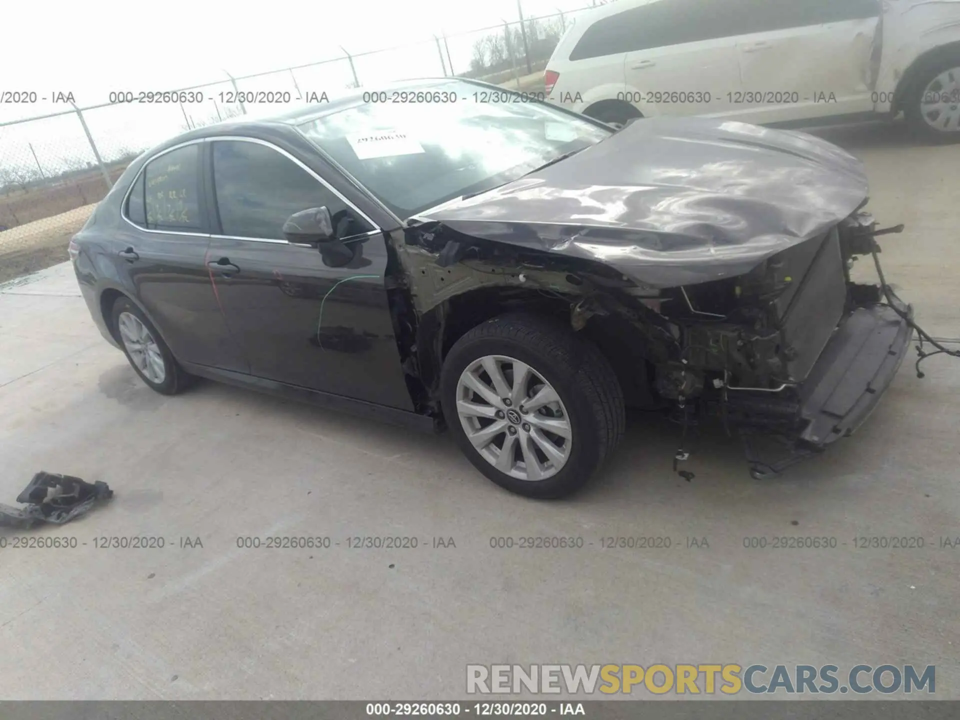 1 Photograph of a damaged car 4T1B11HK4KU695334 TOYOTA CAMRY 2019