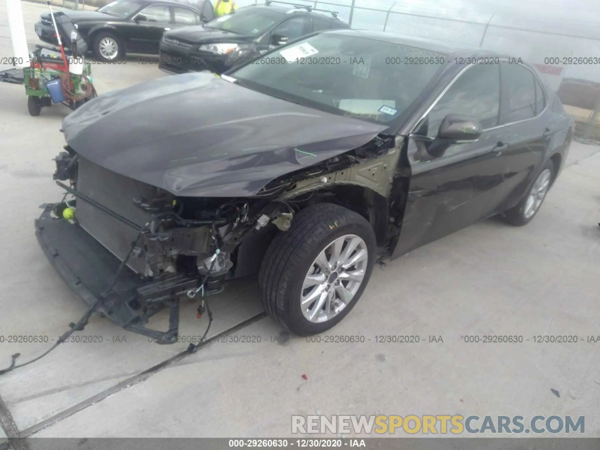 2 Photograph of a damaged car 4T1B11HK4KU695334 TOYOTA CAMRY 2019