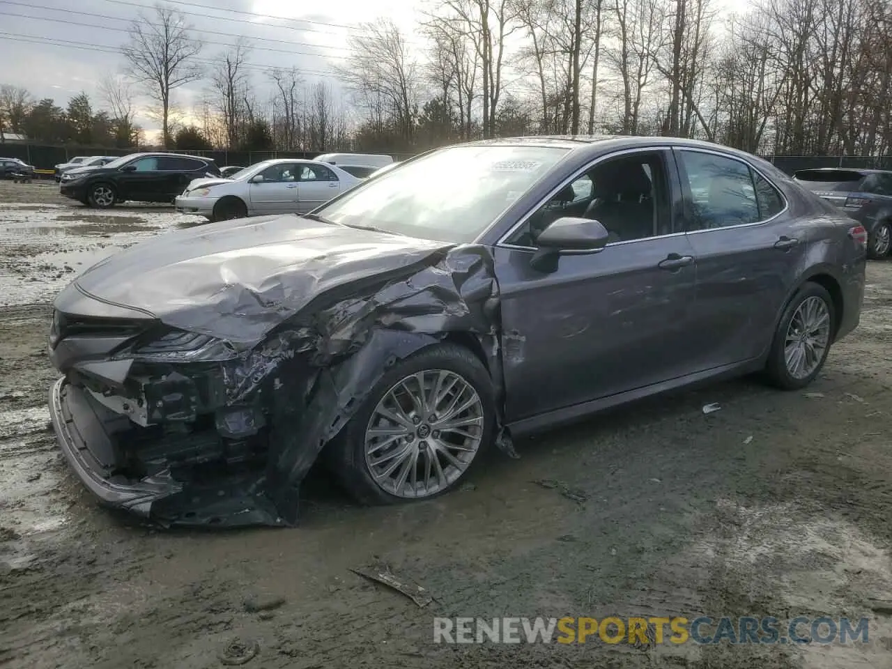1 Photograph of a damaged car 4T1B11HK4KU708146 TOYOTA CAMRY 2019