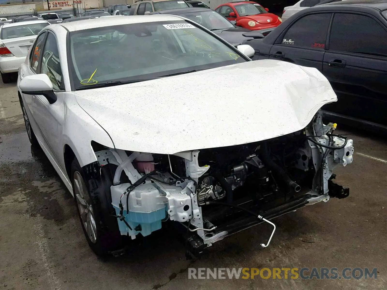 1 Photograph of a damaged car 4T1B11HK4KU709992 TOYOTA CAMRY 2019