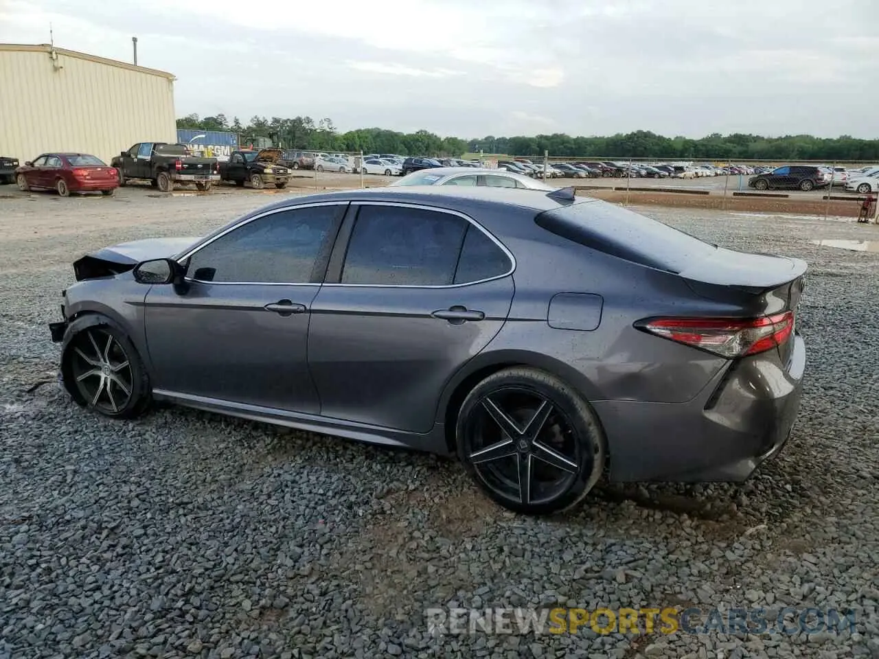 2 Photograph of a damaged car 4T1B11HK4KU723519 TOYOTA CAMRY 2019