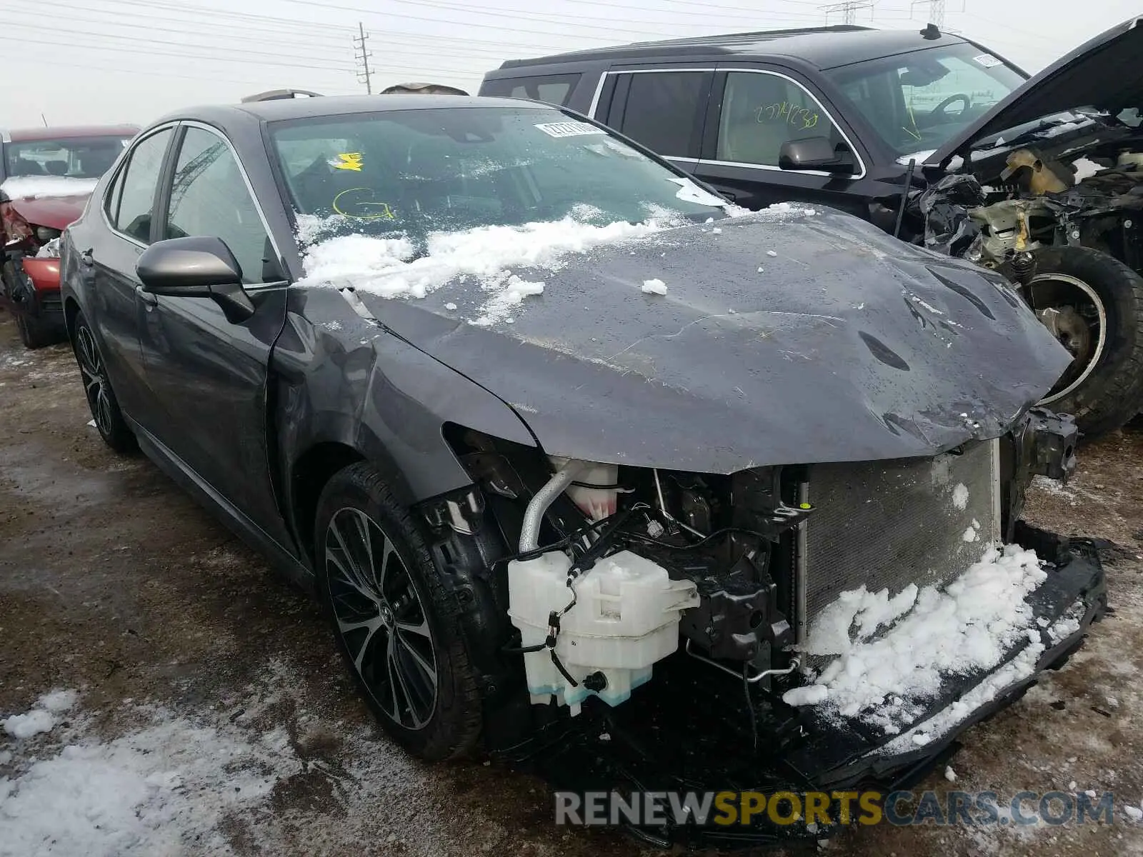 1 Photograph of a damaged car 4T1B11HK4KU743608 TOYOTA CAMRY 2019