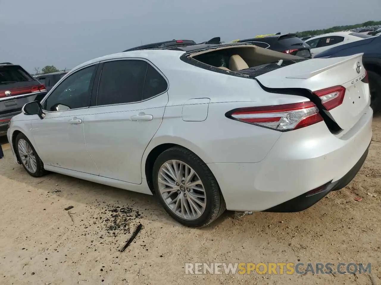 2 Photograph of a damaged car 4T1B11HK4KU745357 TOYOTA CAMRY 2019