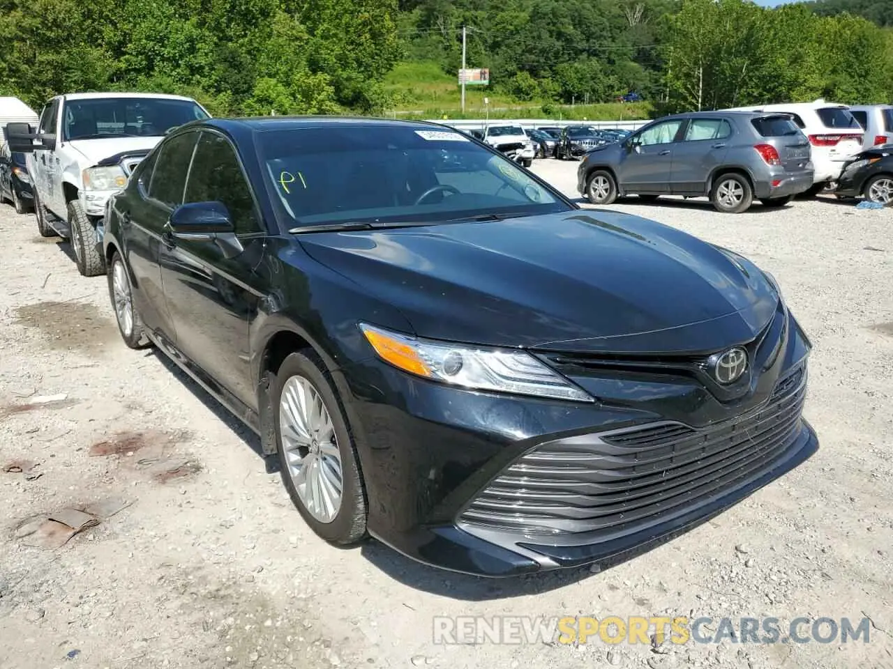 1 Photograph of a damaged car 4T1B11HK4KU765429 TOYOTA CAMRY 2019