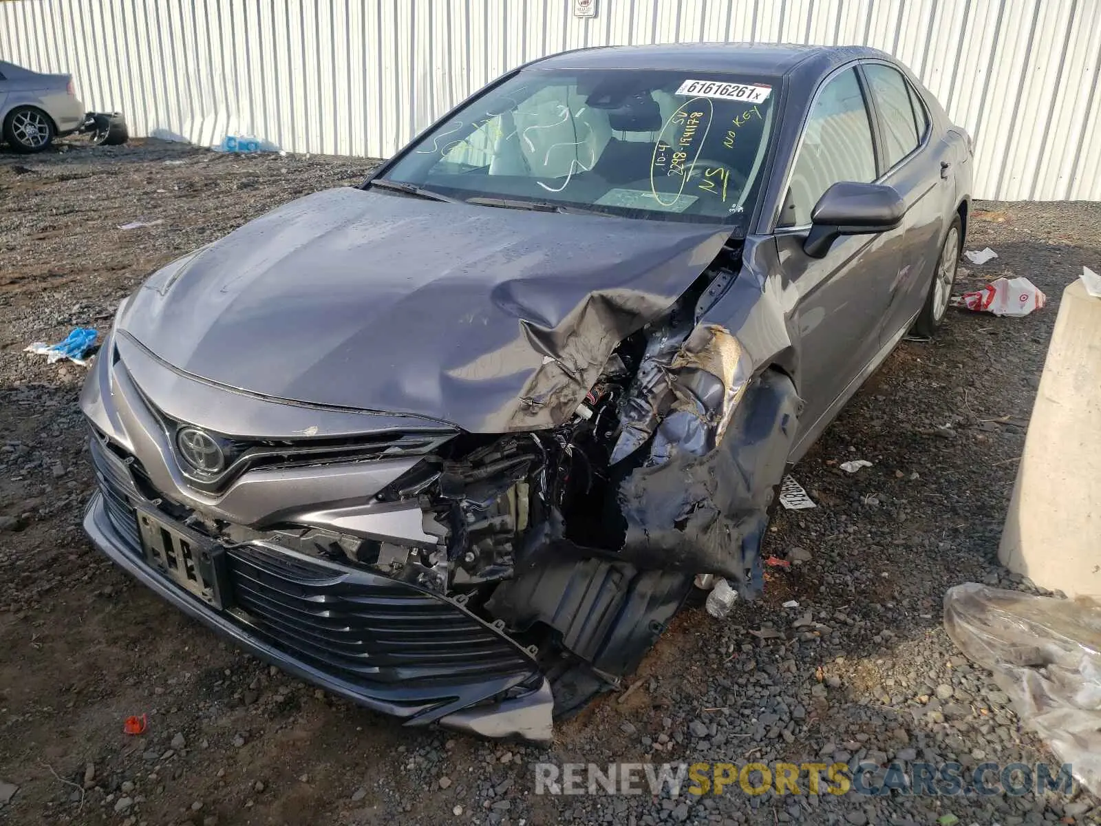 2 Photograph of a damaged car 4T1B11HK4KU775247 TOYOTA CAMRY 2019