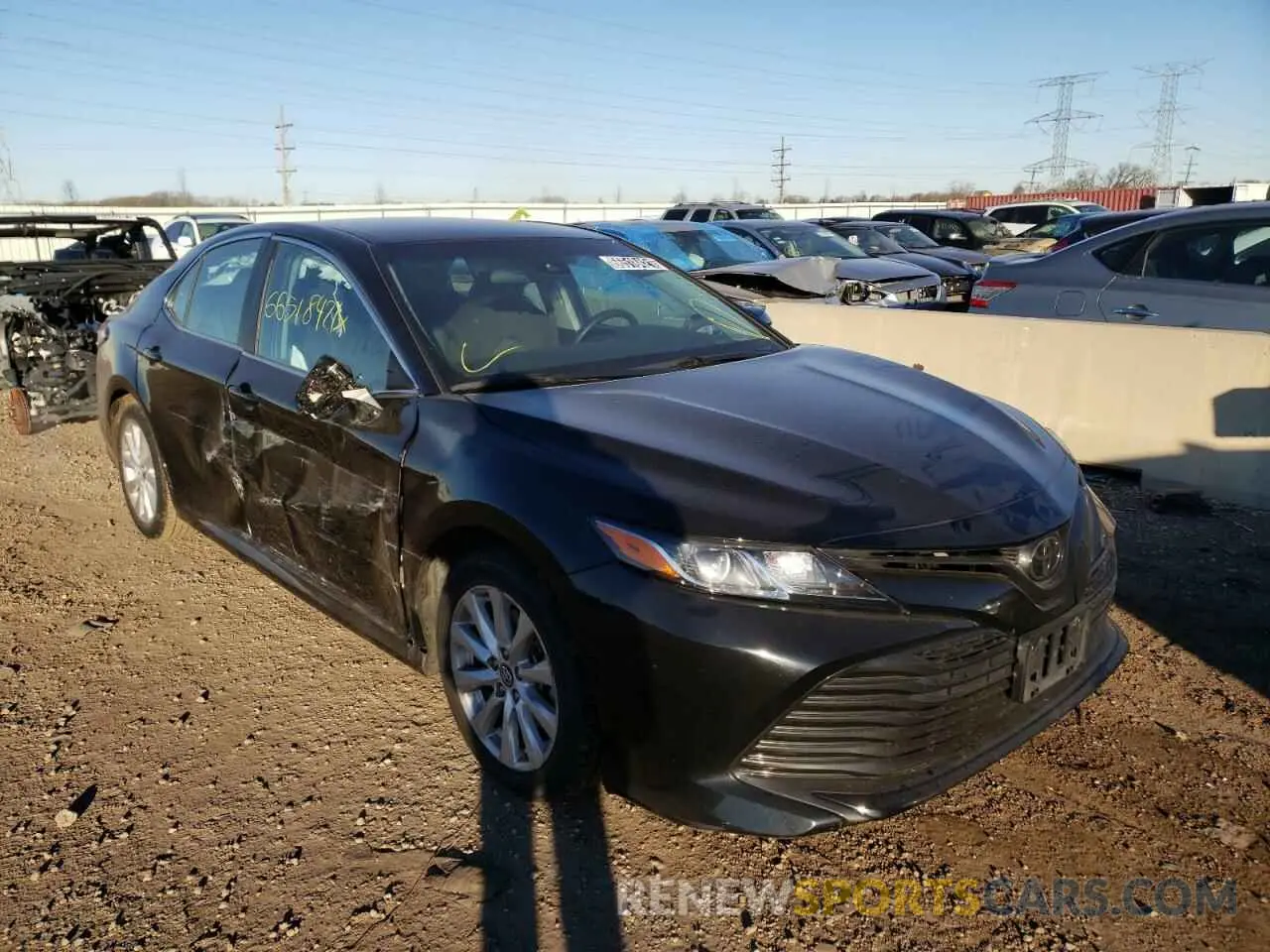 1 Photograph of a damaged car 4T1B11HK4KU796910 TOYOTA CAMRY 2019
